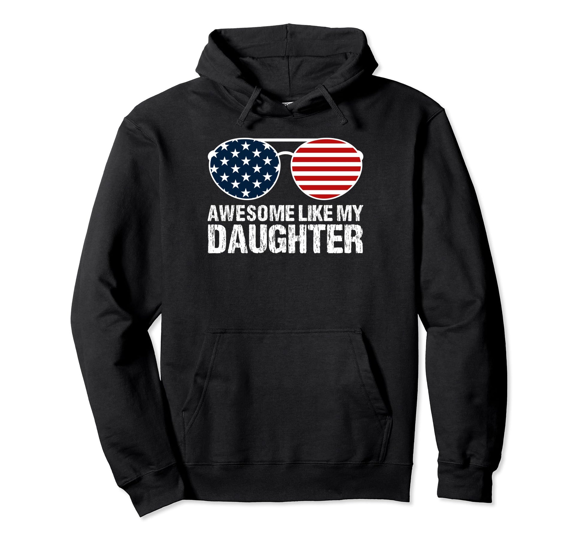Awesome Like My Daughter Family Dads Pride Hoodie - Custom Art Print Unisex - T-Shirt, Sweatshirt, Hoodie
