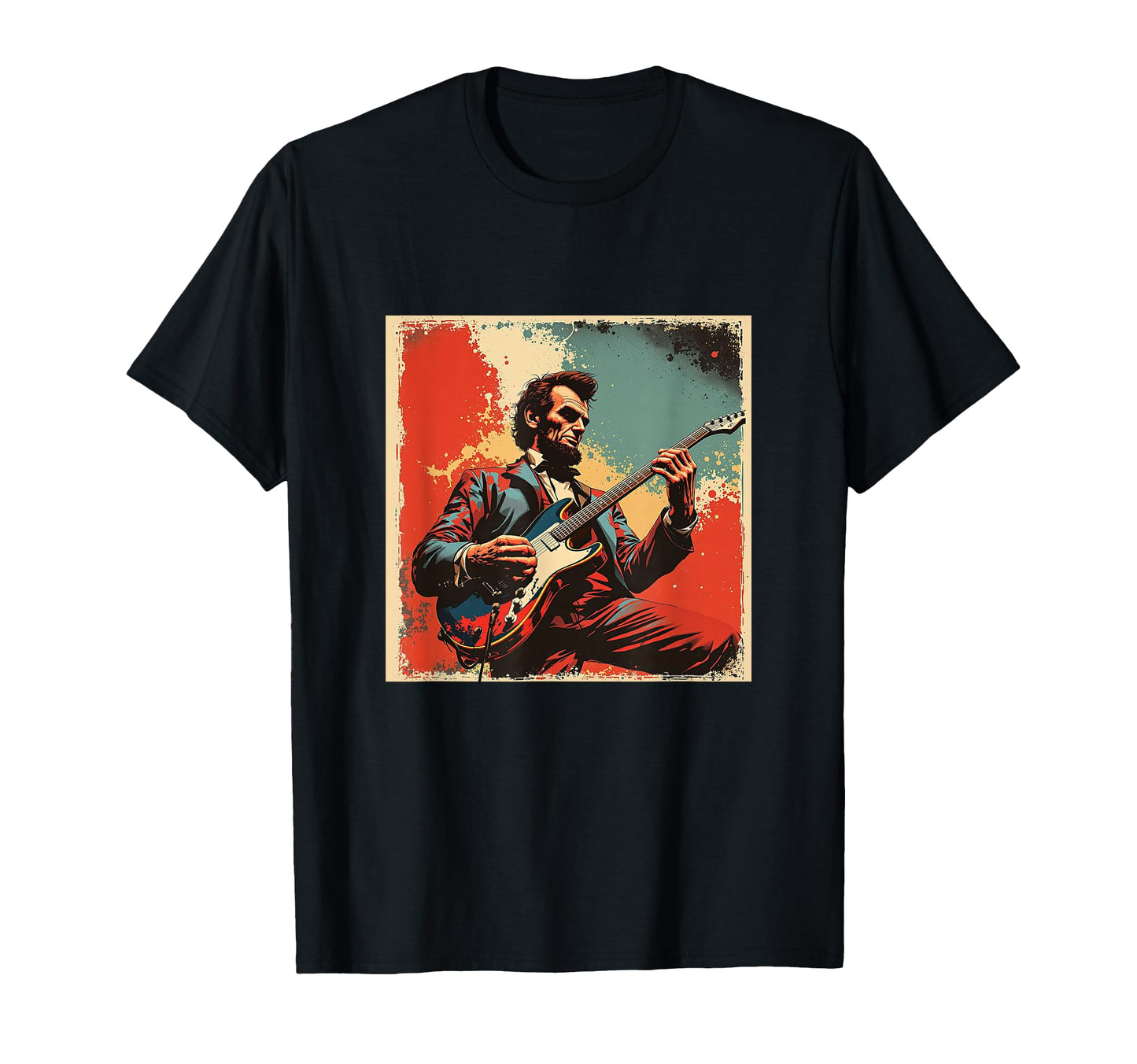 President Abraham Lincoln Playing T-Shirt - Streetwear Style for Adults - T-Shirt, Sweatshirt, Hoodie