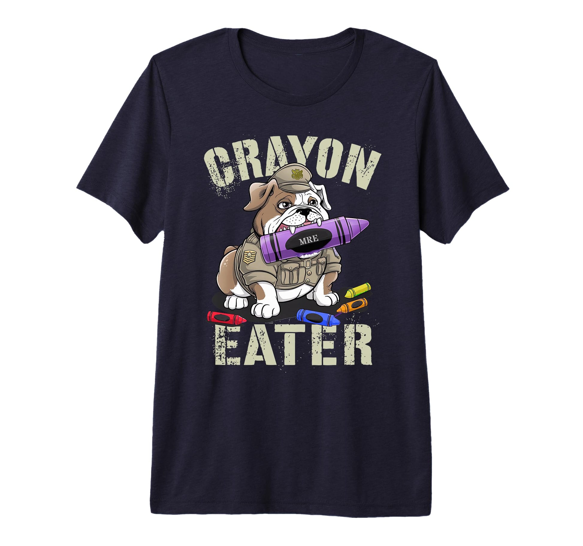 Funny Crayon Eater Proud Soldier T-Shirt - Streetwear Style for Adults - T-Shirt, Sweatshirt, Hoodie