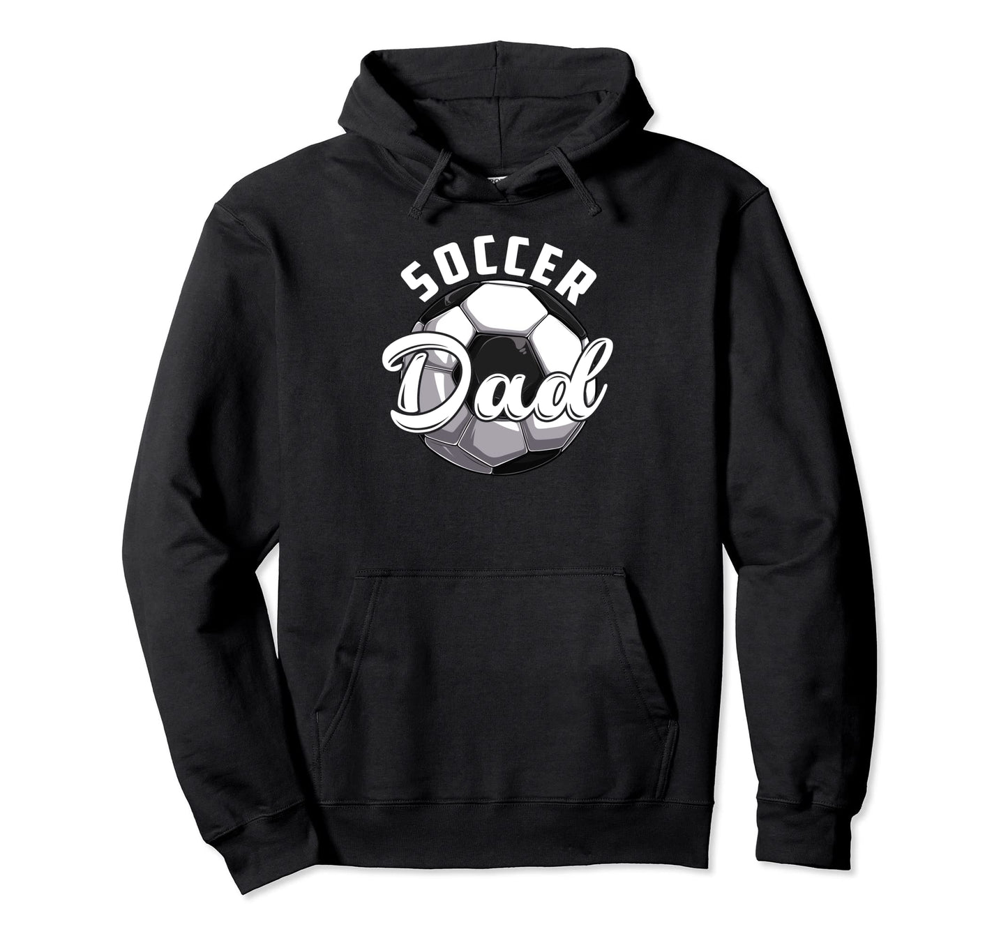 Funny Soccer Dad Soccer Fathers Day Hoodie - Minimalist Print Men Women - T-Shirt, Sweatshirt, Hoodie
