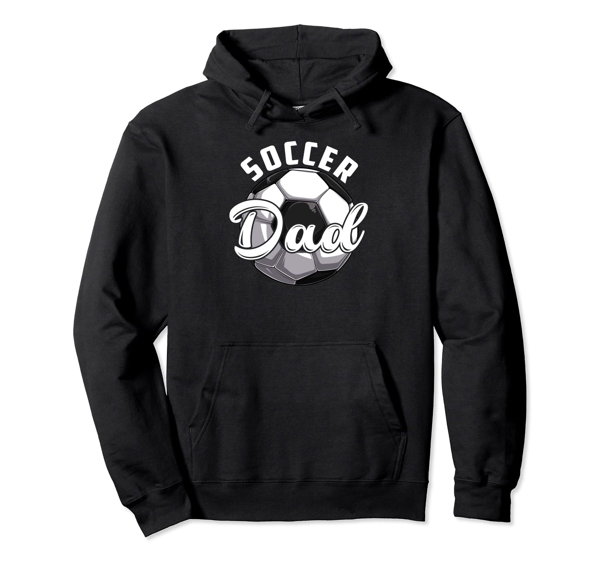 Funny Soccer Dad Soccer Fathers Day Hoodie - Minimalist Print Men Women - T-Shirt, Sweatshirt, Hoodie
