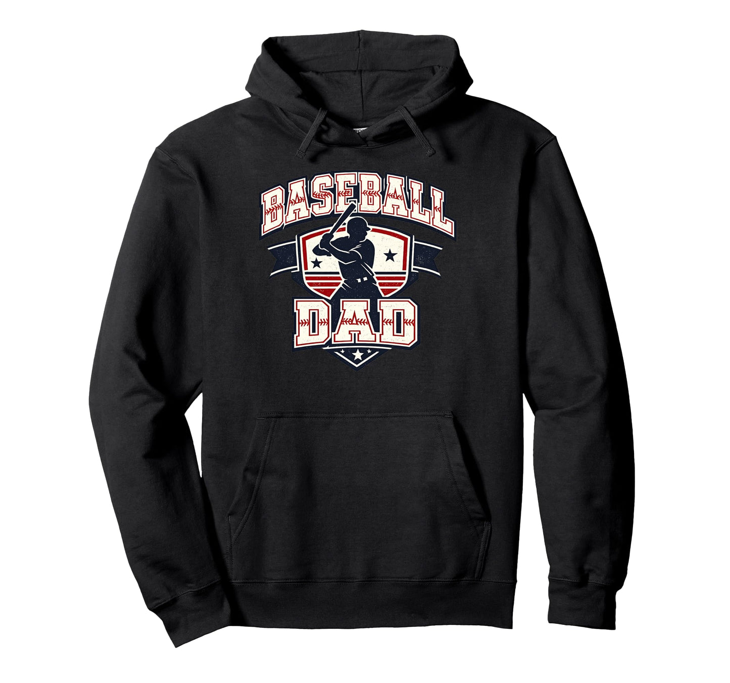 Baseball Dad Game Day Varsity Hoodie - Custom Art Print Unisex - T-Shirt, Sweatshirt, Hoodie
