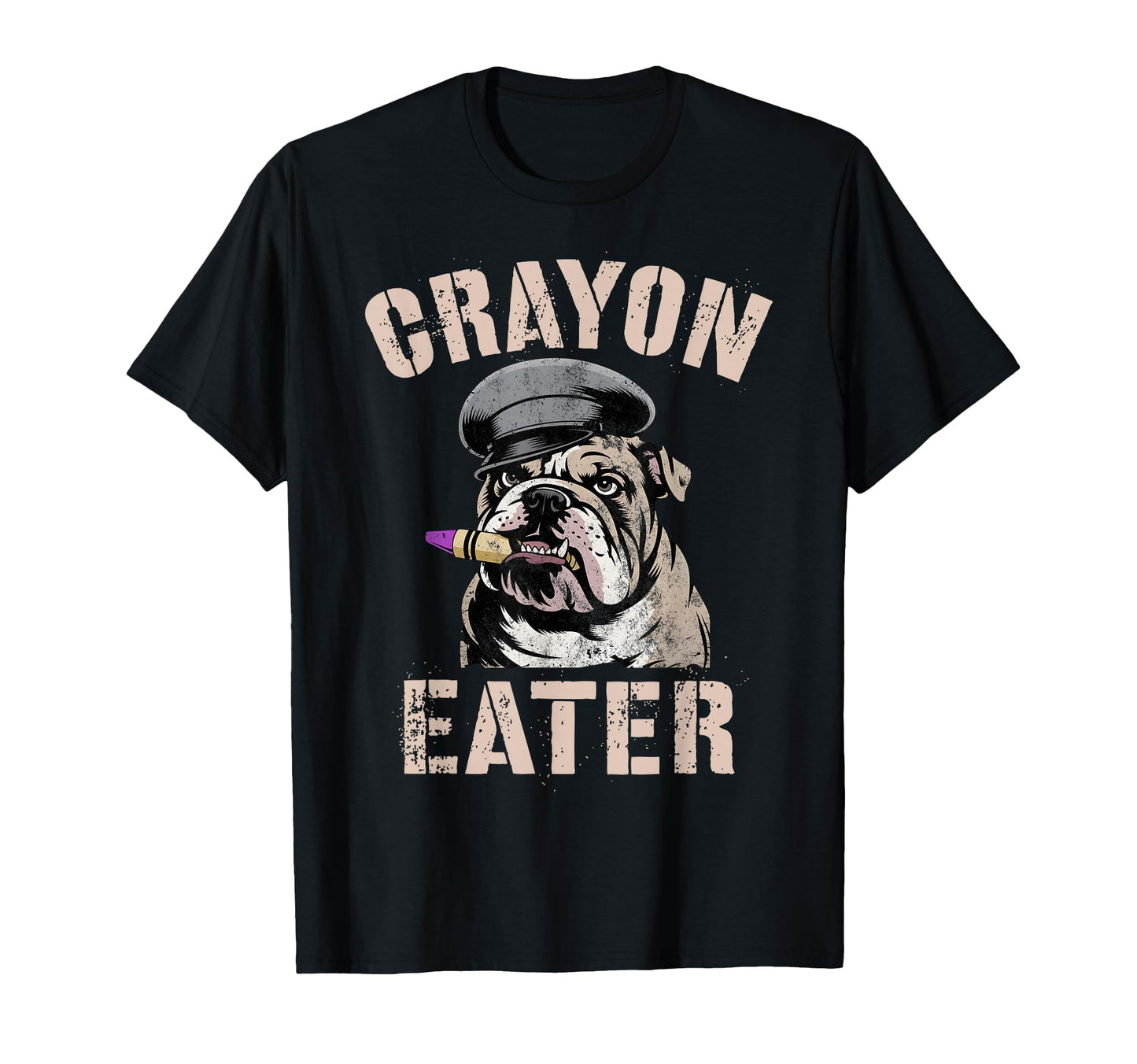Funny Crayon Eater Soldier T-Shirt - Novelty Apparel for Adults - T-Shirt, Sweatshirt, Hoodie