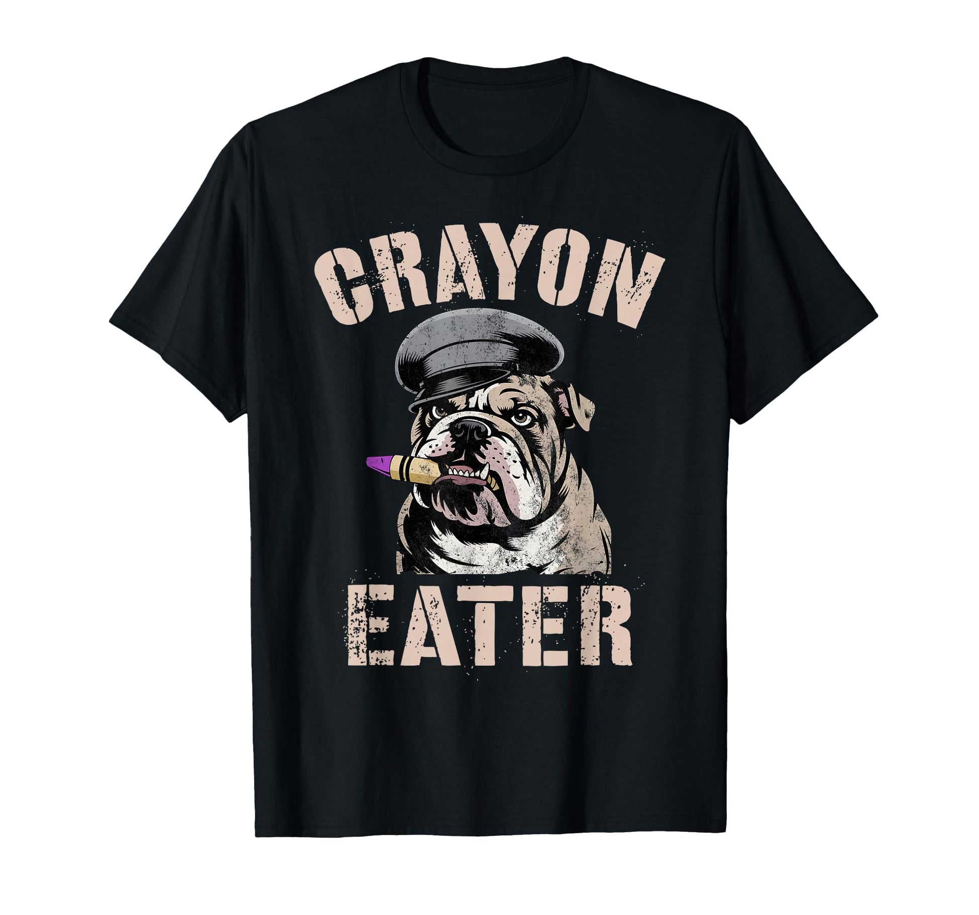 Funny Crayon Eater Soldier T-Shirt - Novelty Apparel for Adults - T-Shirt, Sweatshirt, Hoodie