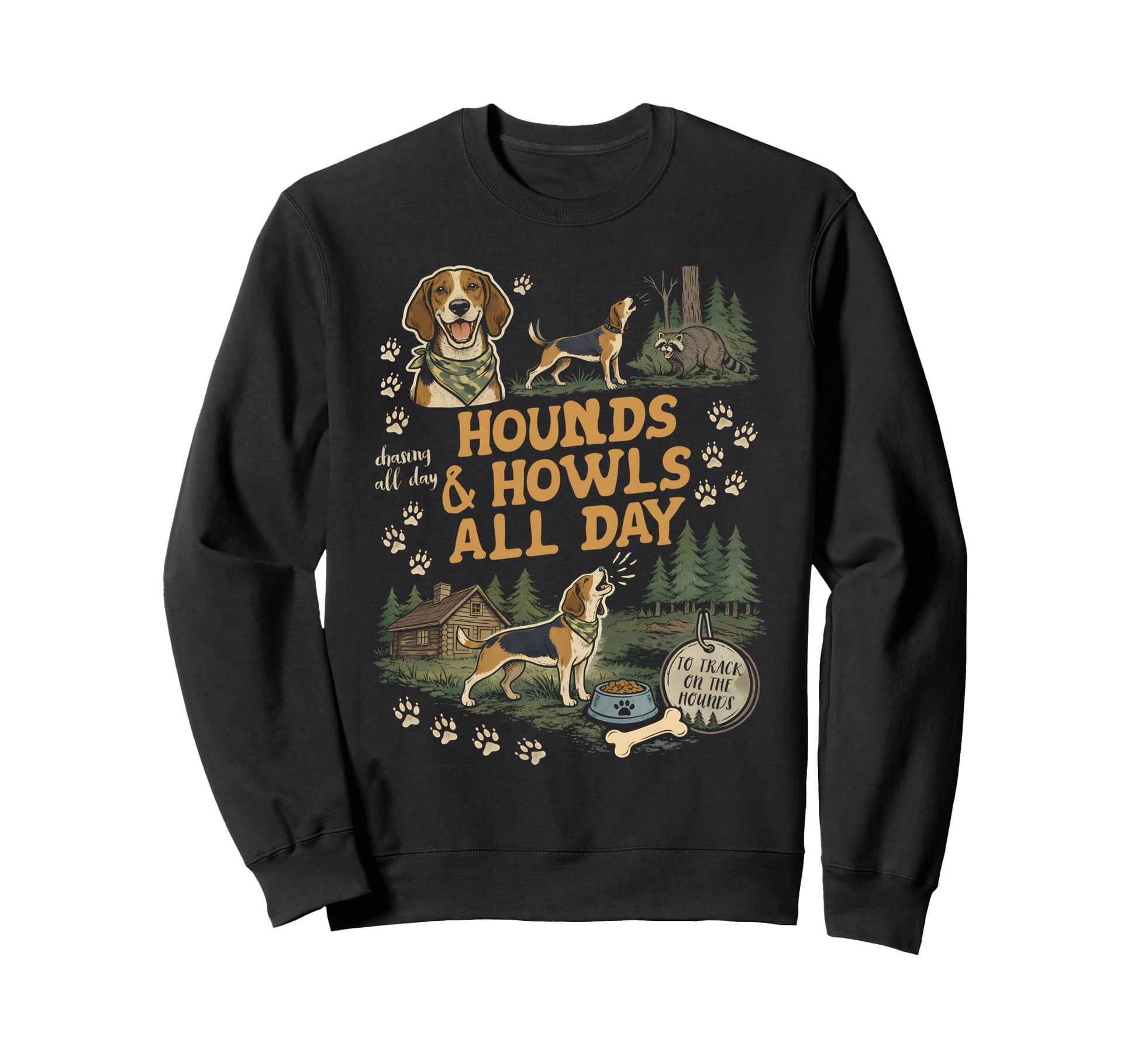 Coonhound Mom Hunting Dog Mom Sweatshirt - Minimalist Print Men Women - T-Shirt, Sweatshirt, Hoodie