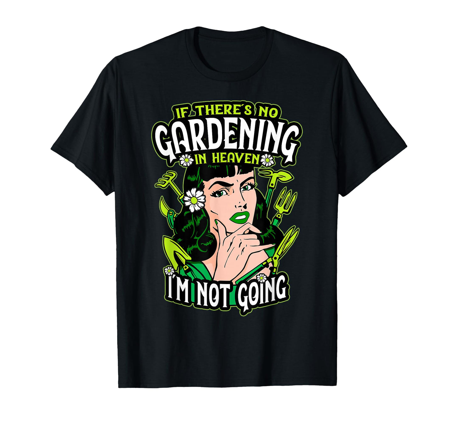 Gardening Heaven Garden Tools Pop T-Shirt - Custom Art Print for Adults - T-Shirt, Sweatshirt, Hoodie