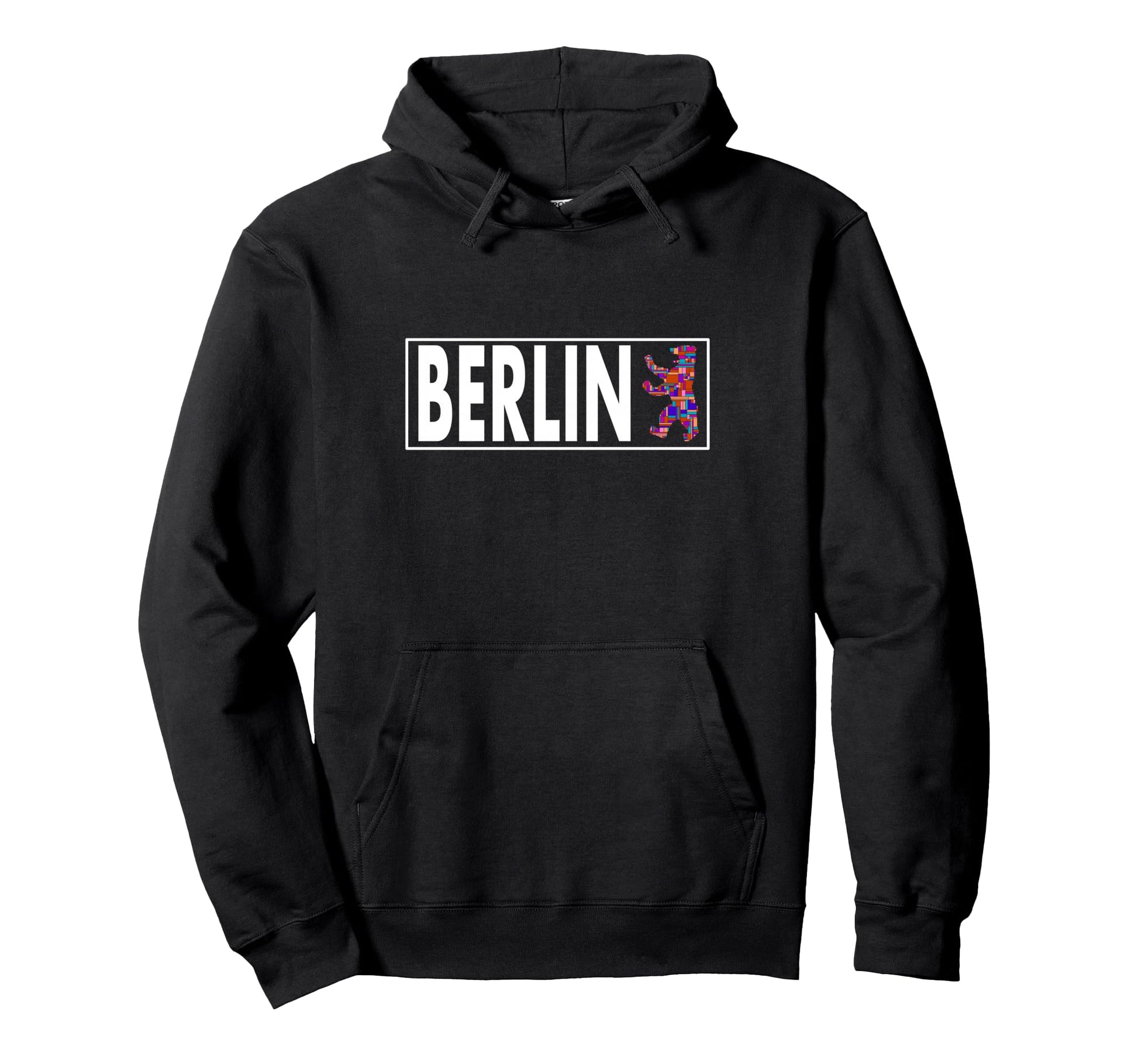 Berlin Berlin Bear I Love Berlin Hoodie - Minimalist Print for Adults - T-Shirt, Sweatshirt, Hoodie