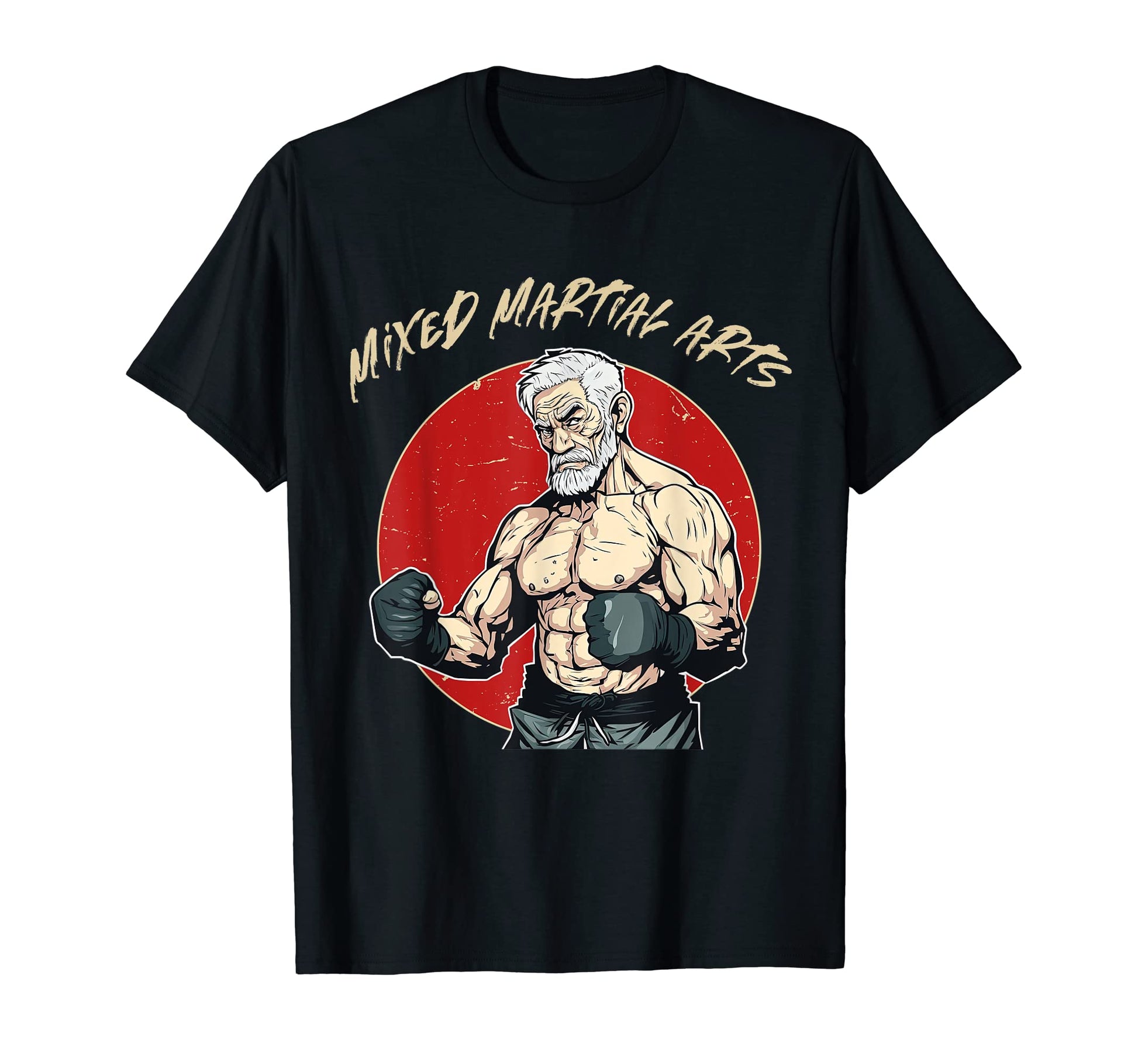 Senior Mma Fighter Grandpa Mma T T-Shirt - Streetwear Style Men Women - T-Shirt, Sweatshirt, Hoodie