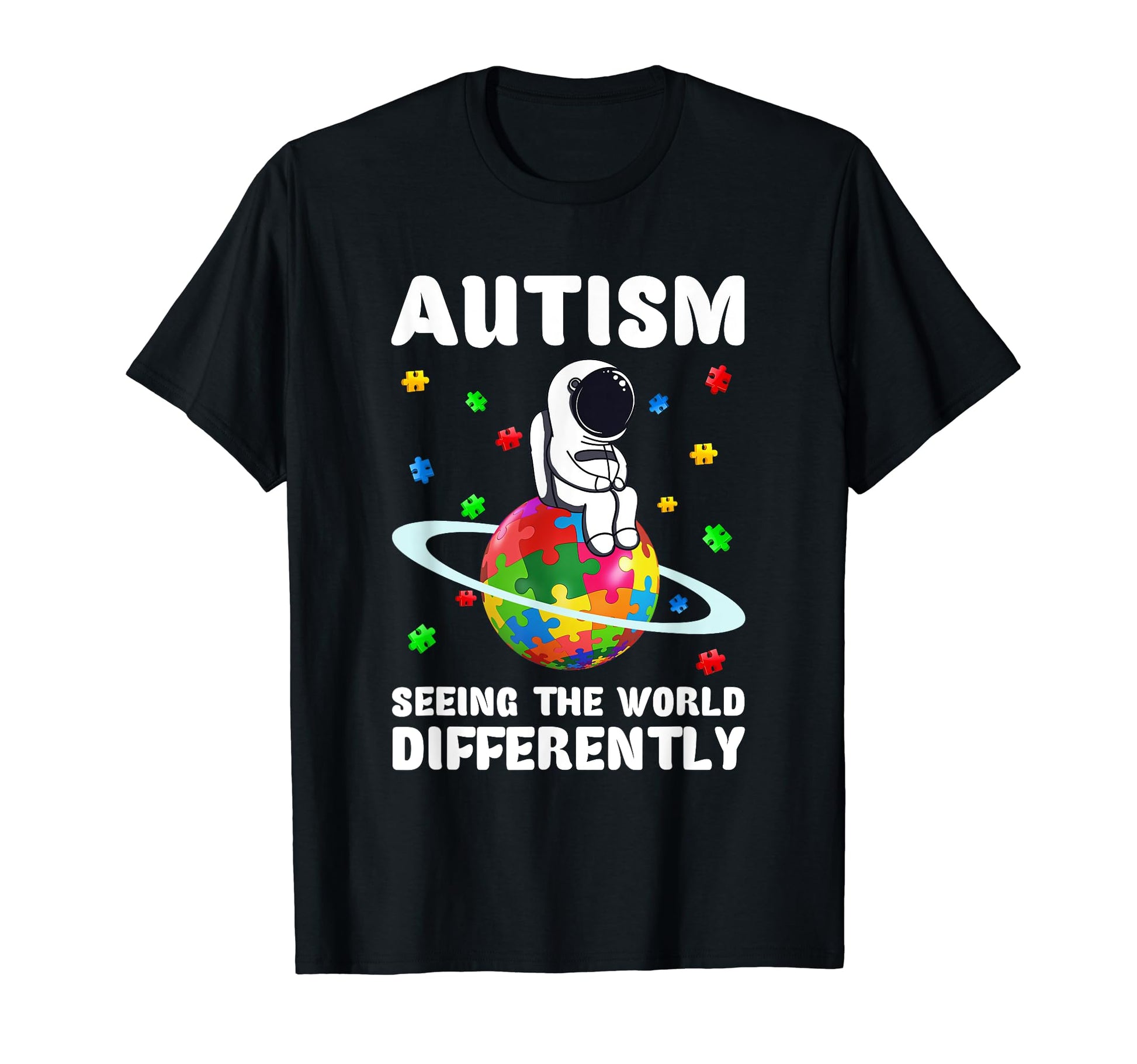 Autism Seeing World Differently T-Shirt - Custom Art Print for Adults - T-Shirt, Sweatshirt, Hoodie