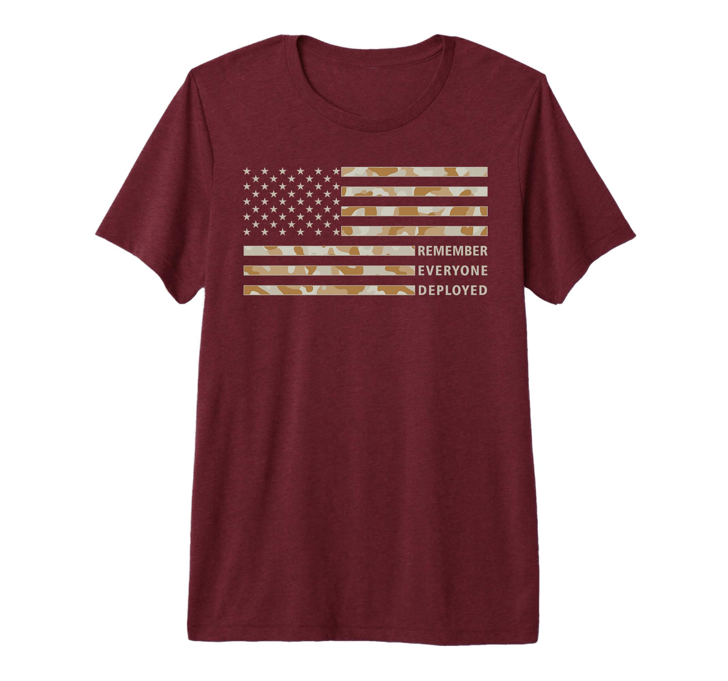 Red Friday Remember Everyone Deployed T-Shirt - Graphic Print Unisex - T-Shirt, Sweatshirt, Hoodie