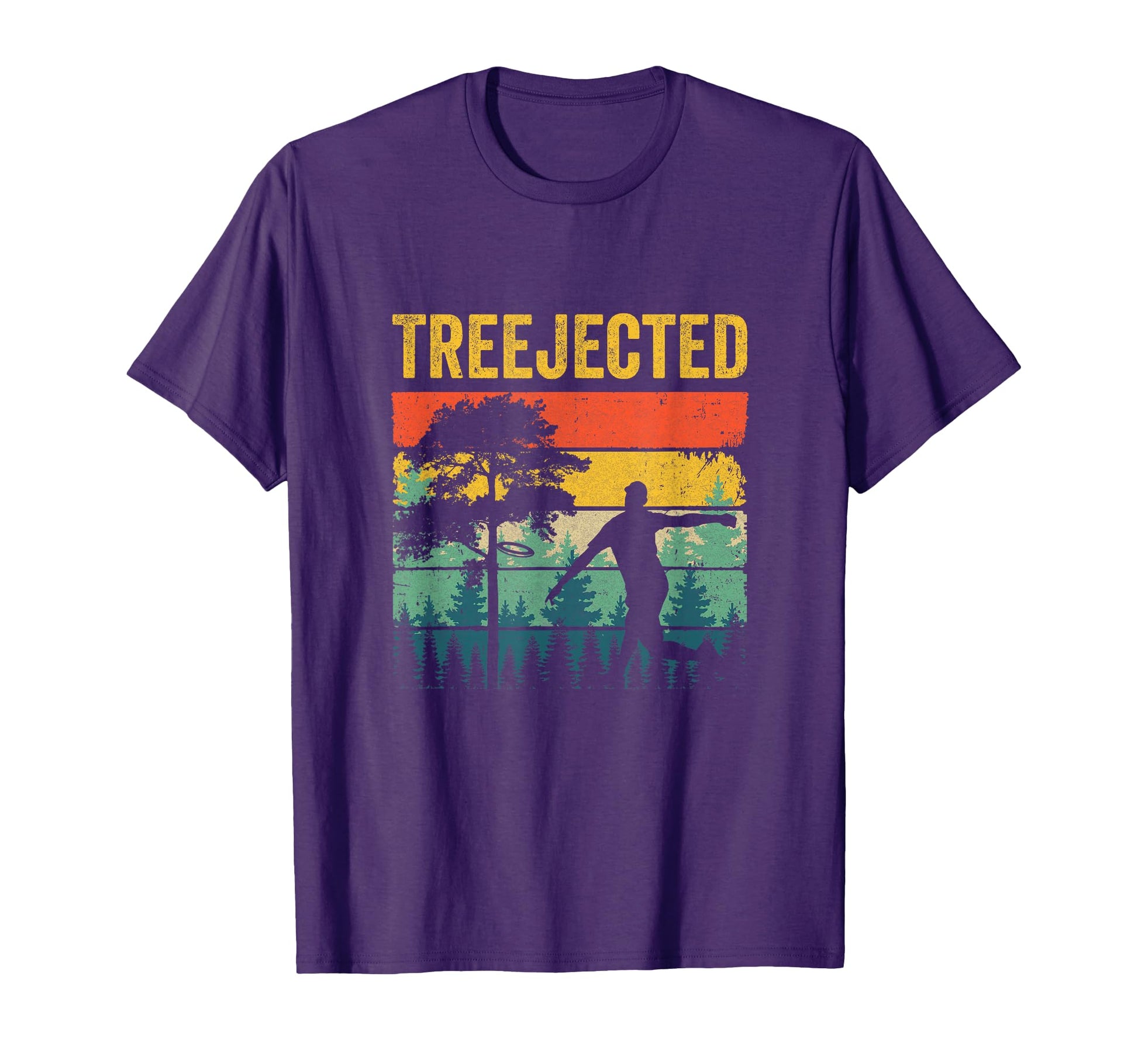 Treejected Funny Disc Golf Discs Hit T-Shirt - Aesthetic Graphic Unisex - T-Shirt, Sweatshirt, Hoodie