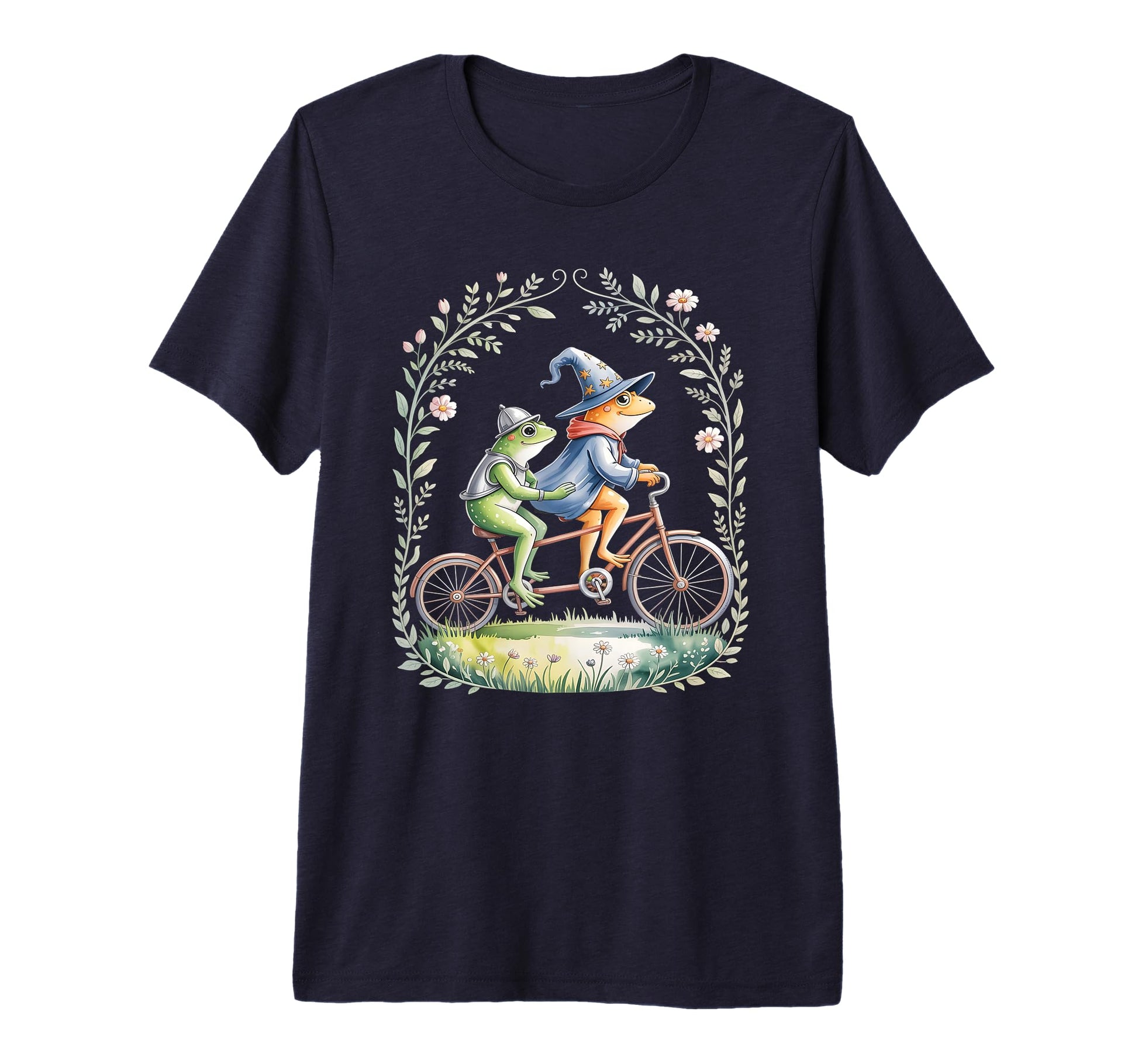 Funny Bicycle Frog Tandem Cycling T-Shirt - Novelty Apparel for Adults - T-Shirt, Sweatshirt, Hoodie