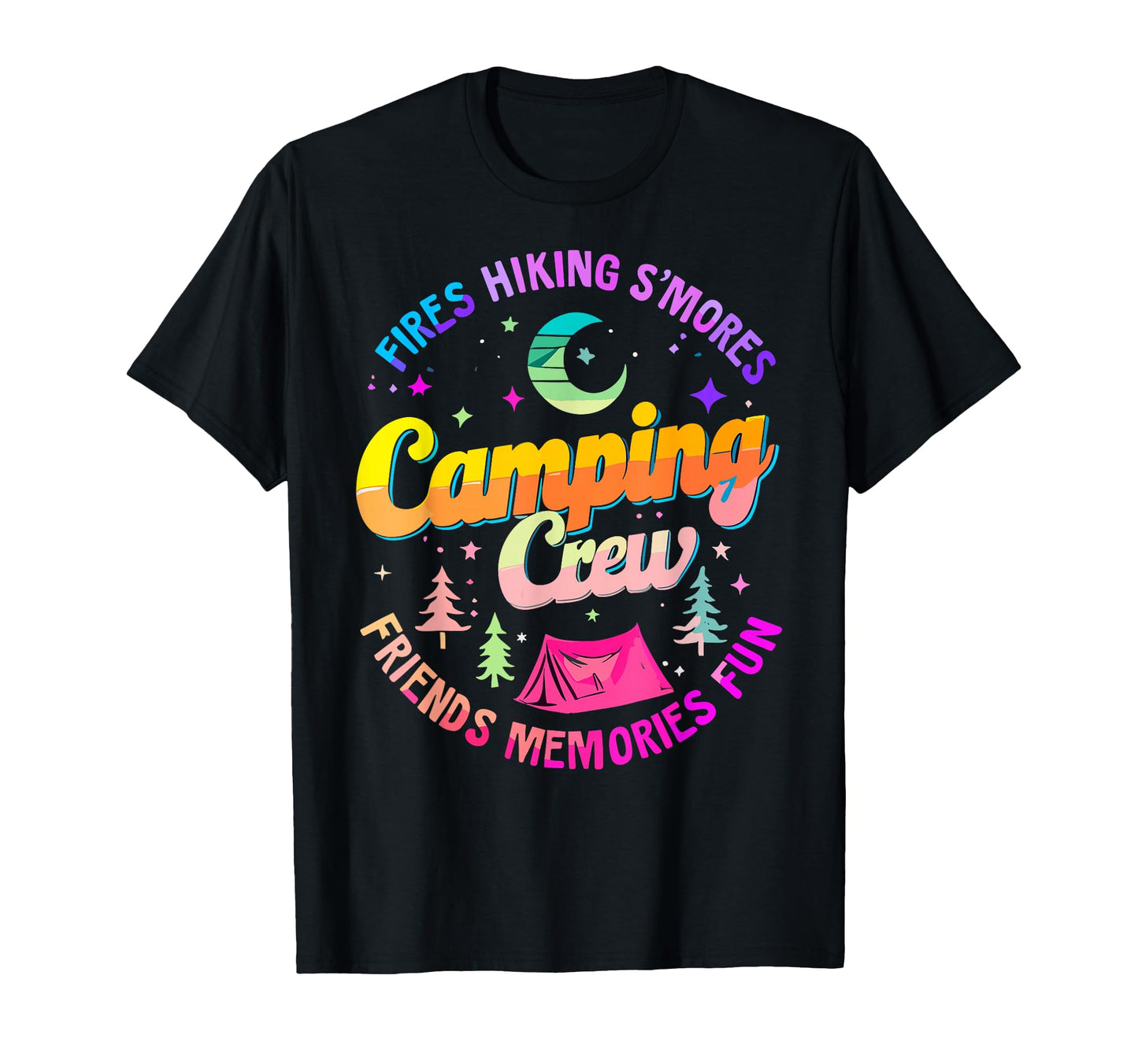 Camping Crew Group Matching T-Shirt - Casual Everyday Wear for Adults - T-Shirt, Sweatshirt, Hoodie