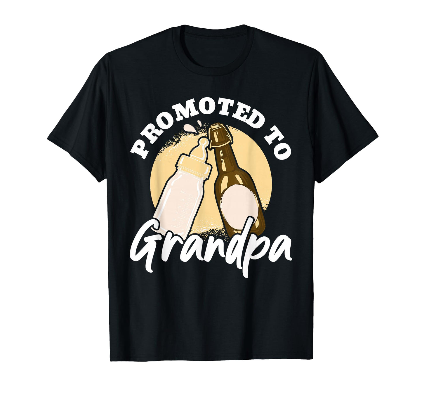 Grandpa Soon To Be Promoted To Grandpa T-Shirt - Minimalist Print Unisex - T-Shirt, Sweatshirt, Hoodie