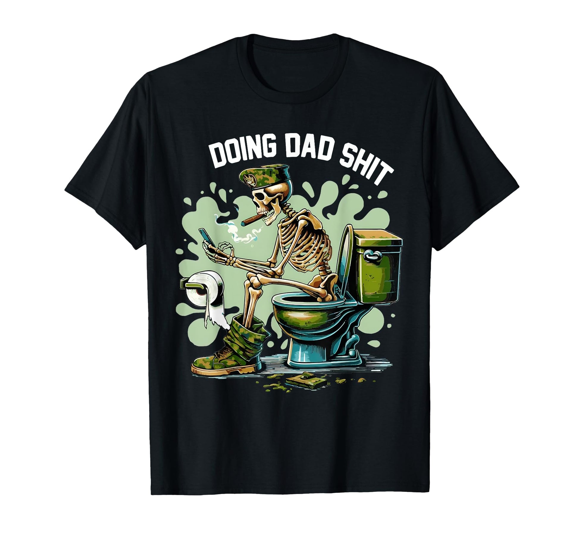 Doing Dad Shit Funny Dad Joke Camo T-Shirt - Unique Graphic for Adults - T-Shirt, Sweatshirt, Hoodie