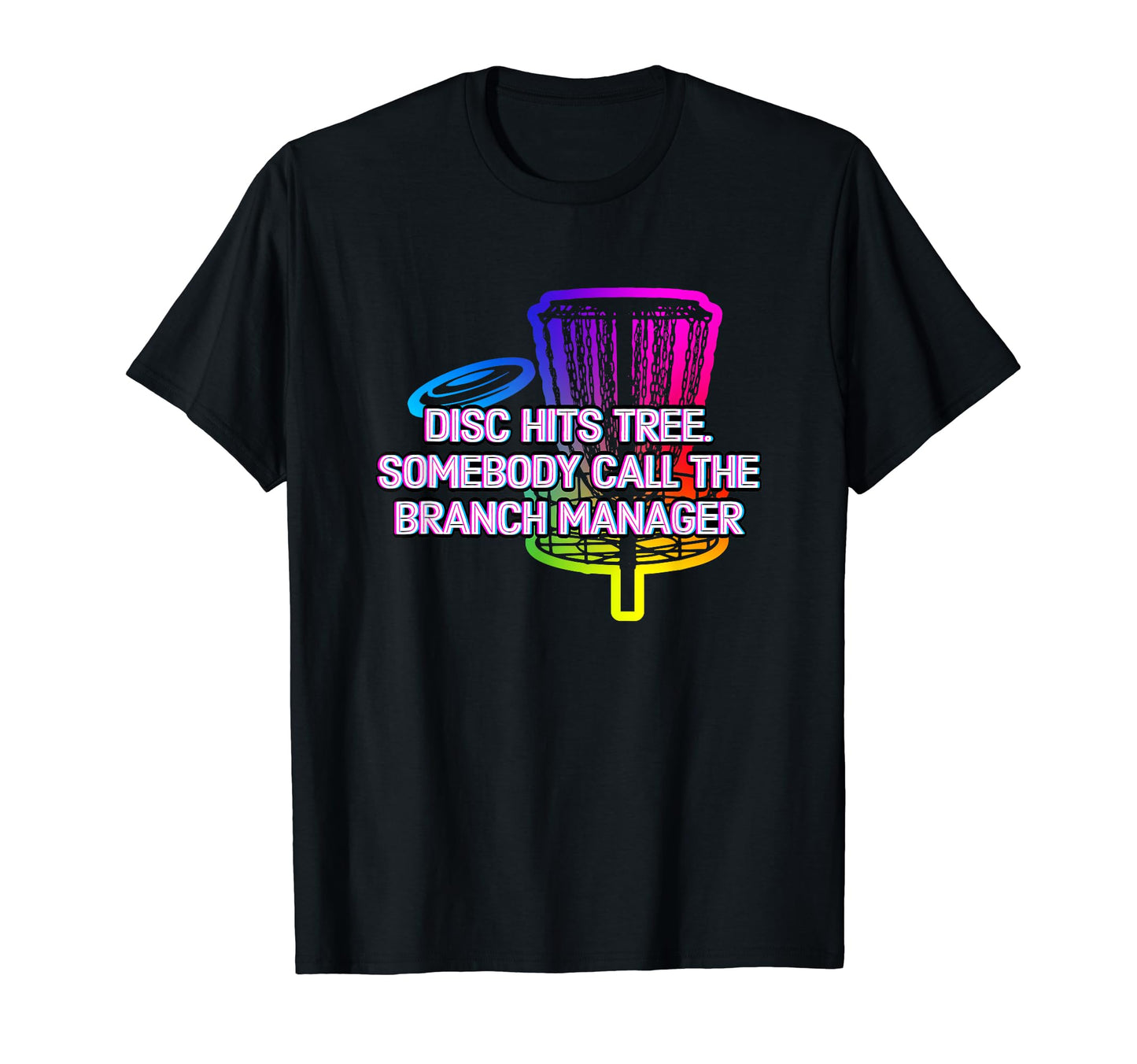 Somebody Call Branch Manager Disc T-Shirt - Aesthetic Graphic for Adults - T-Shirt, Sweatshirt, Hoodie