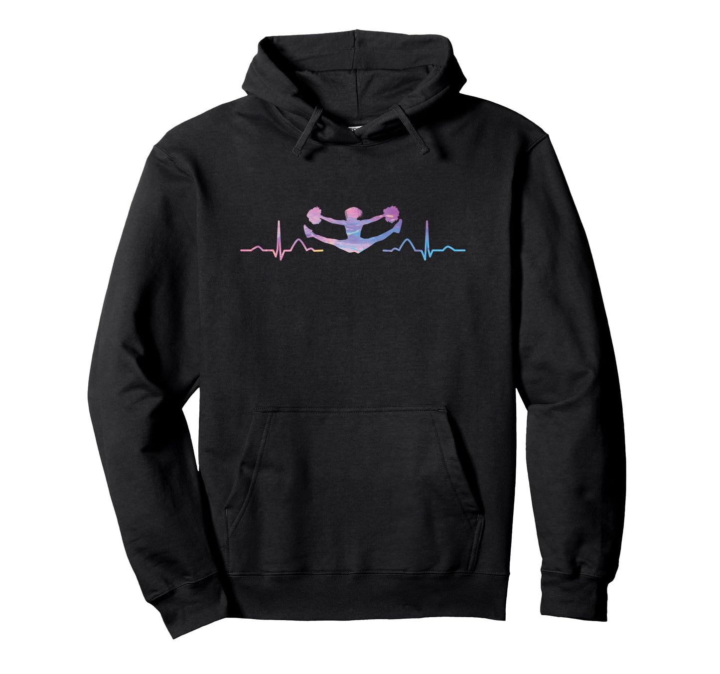 Cheerleader Cheer Mom Love Cheerleading Hoodie - Custom Art Print Men Women - T-Shirt, Sweatshirt, Hoodie