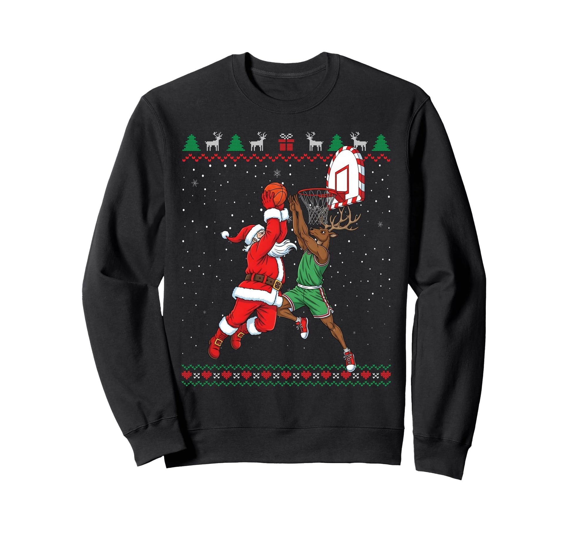 Funny Basketball Ugly Sweatshirt - Streetwear Style for Adults - T-Shirt, Sweatshirt, Hoodie