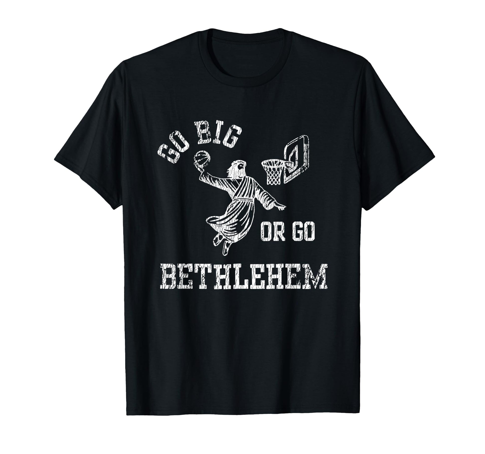 Jesus Jesus Christ Basketball Go T-Shirt - Aesthetic Graphic for Adults - T-Shirt, Sweatshirt, Hoodie