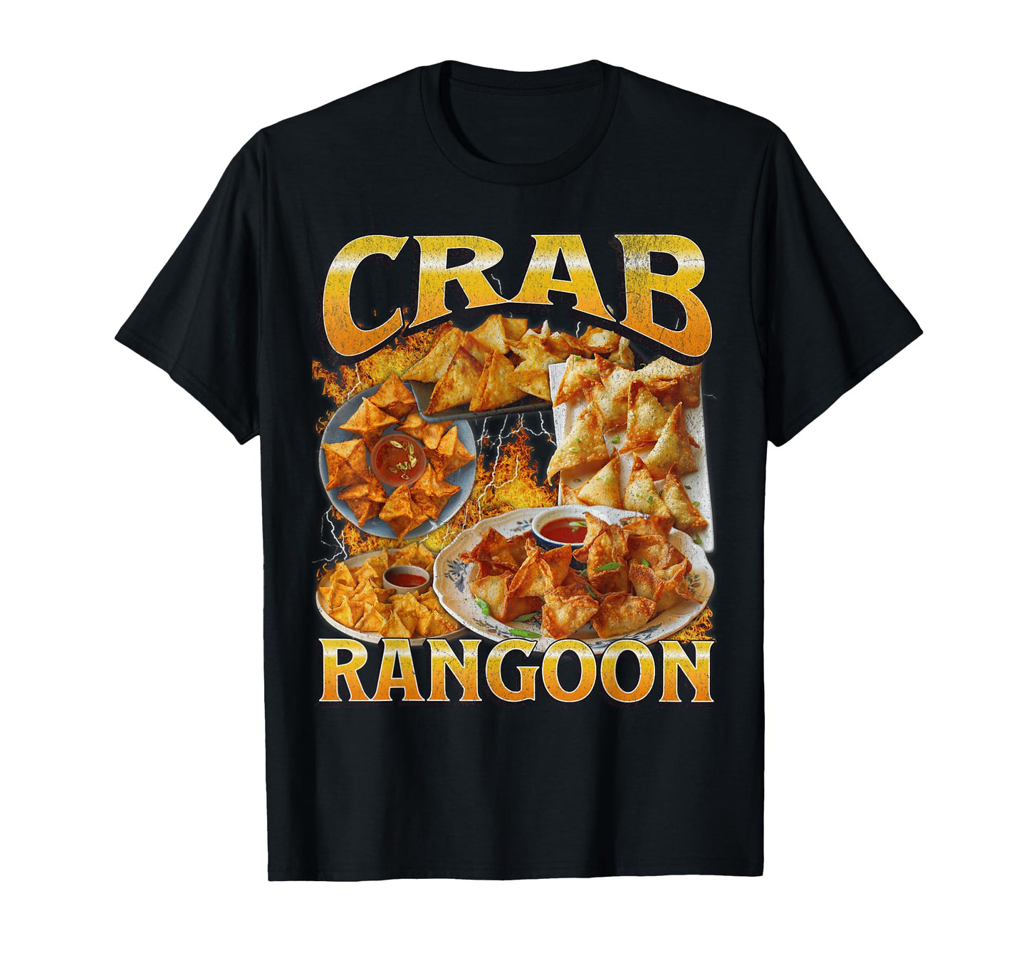 Funny Crab Rangoon Meme Bootleg T-Shirt - Casual Everyday Wear Men Women - T-Shirt, Sweatshirt, Hoodie