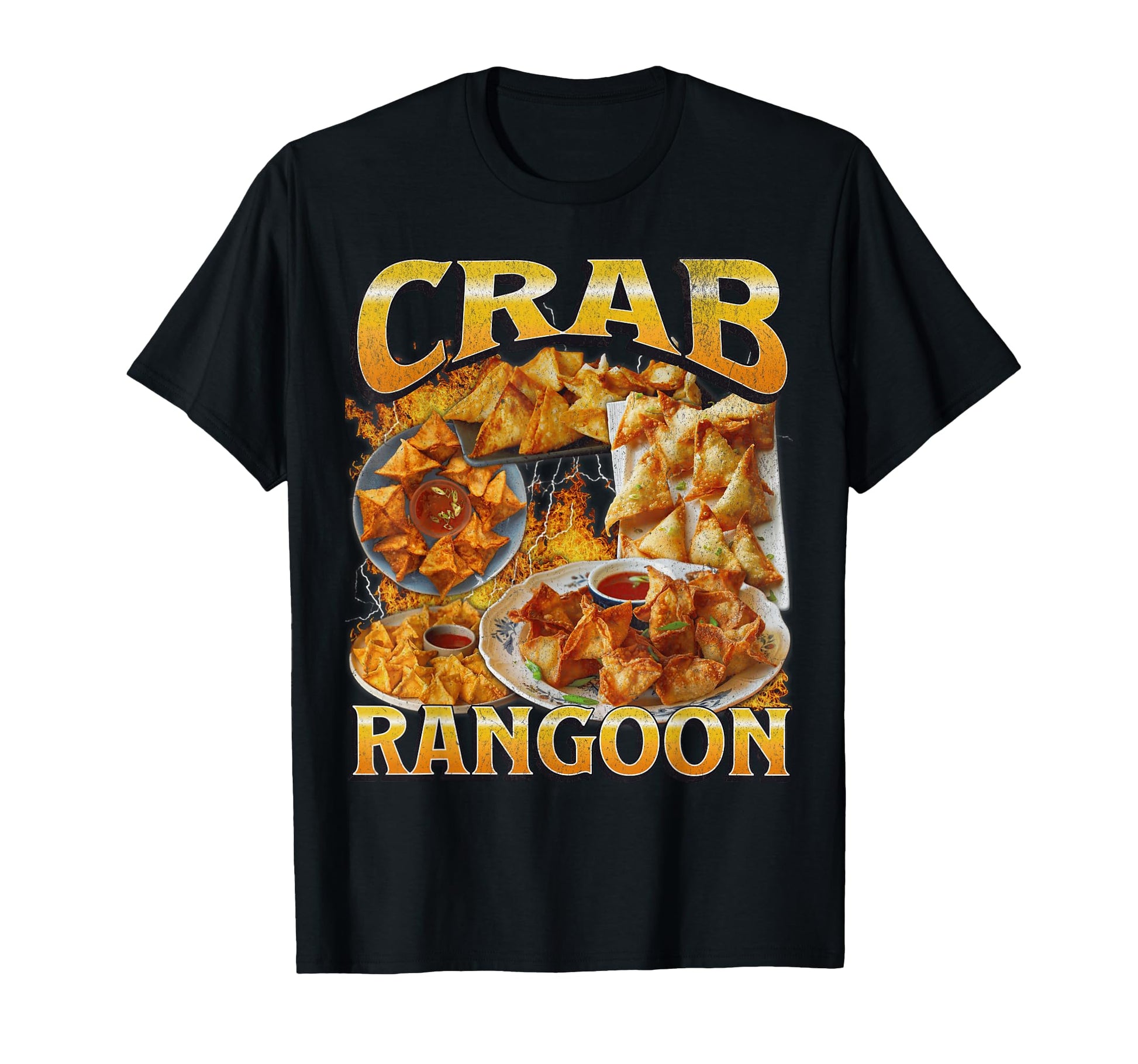 Funny Crab Rangoon Meme Bootleg T-Shirt - Casual Everyday Wear Men Women - T-Shirt, Sweatshirt, Hoodie
