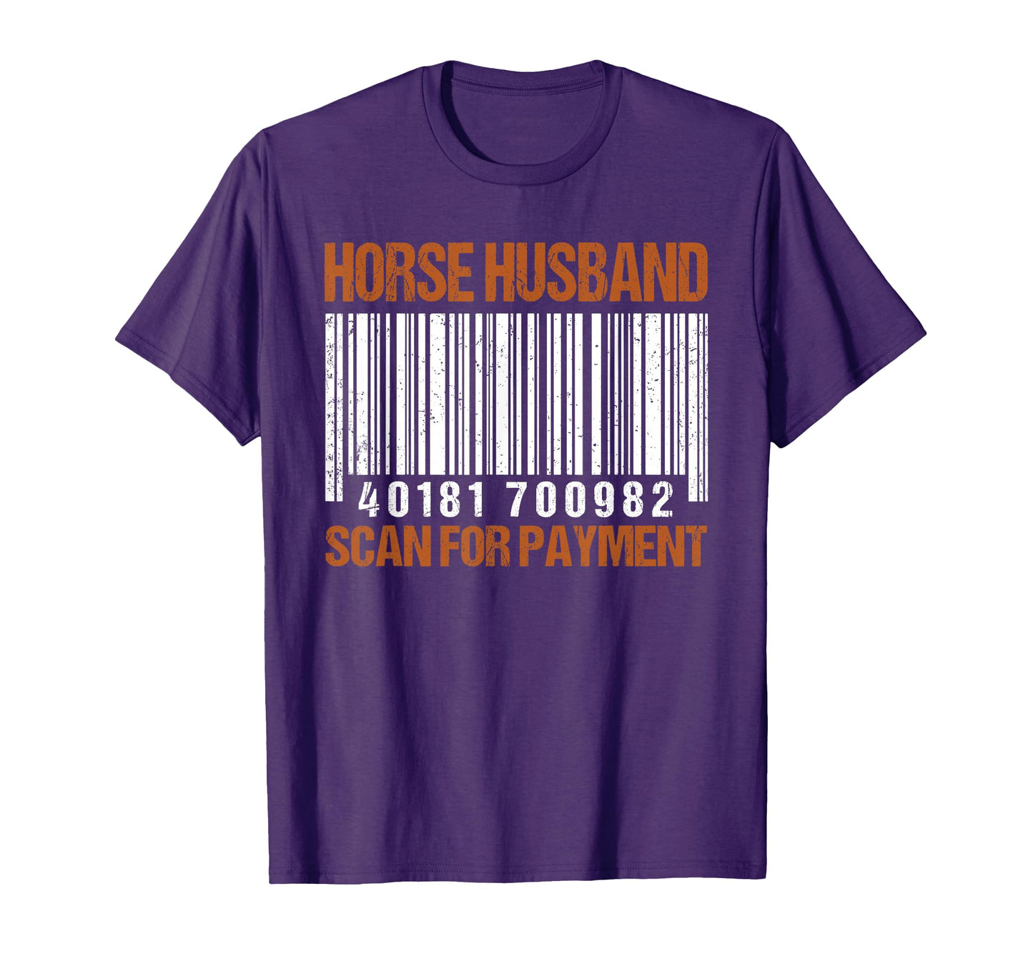 Horse Husband Scan Payment T-Shirt - Aesthetic Graphic for Adults - T-Shirt, Sweatshirt, Hoodie