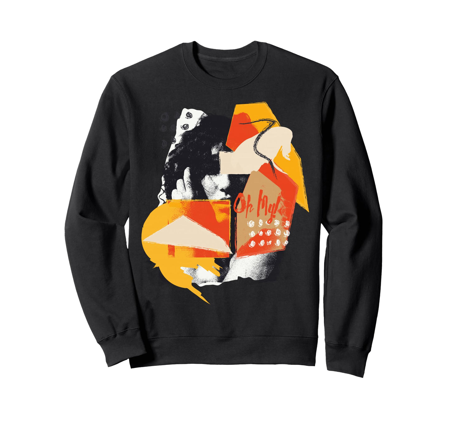 Pop Art 60S Face Portrait Comic Sweatshirt - Streetwear Style Unisex - T-Shirt, Sweatshirt, Hoodie