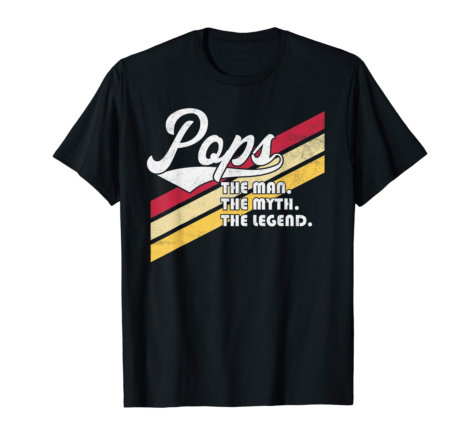 Mens Pops Myth Legend Fathers Day T-Shirt - Custom Art Print Men Women - T-Shirt, Sweatshirt, Hoodie