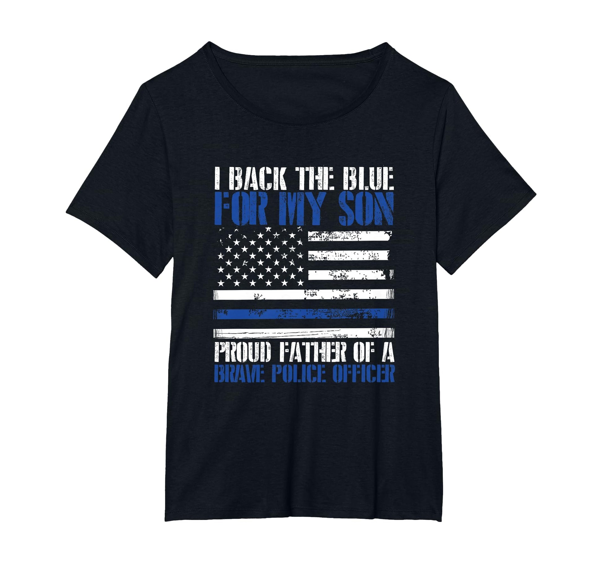 I Back Blue My Son Proud Father T-Shirt - Streetwear Style for Adults - T-Shirt, Sweatshirt, Hoodie