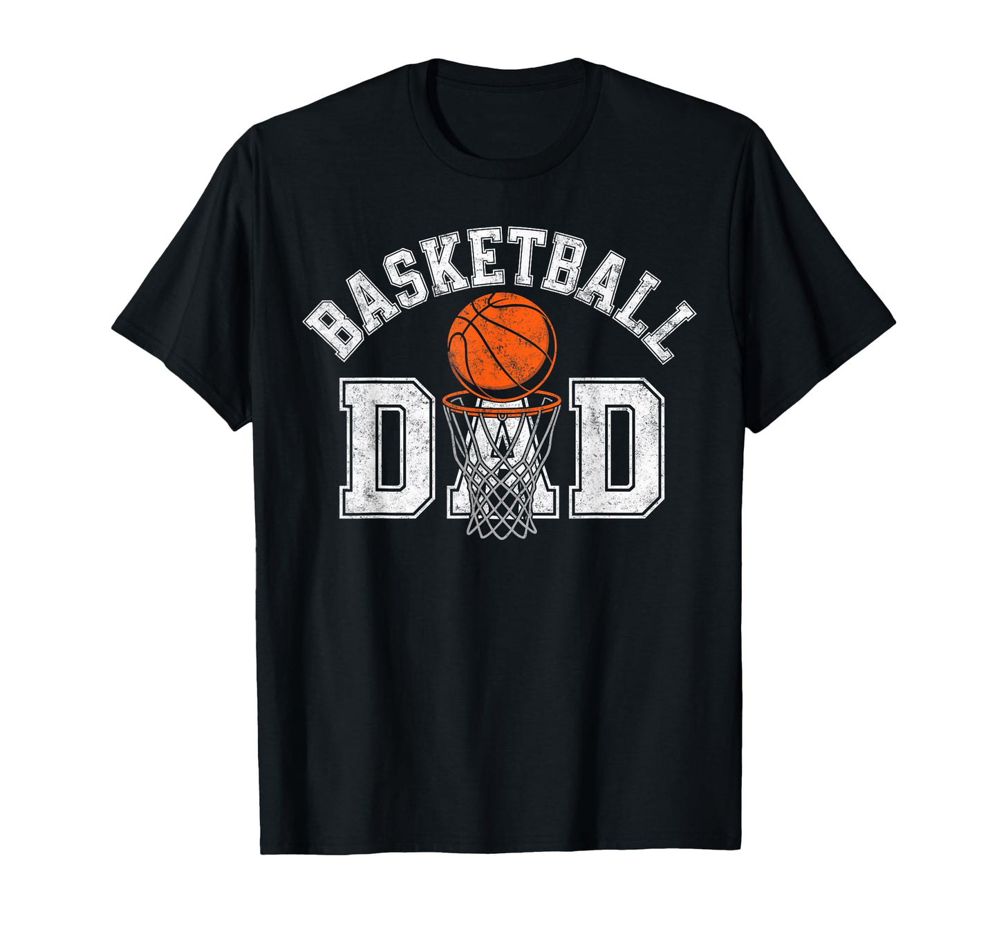 Basketball Player Dad Father Hoops T-Shirt - Minimalist Print for Adults - T-Shirt, Sweatshirt, Hoodie