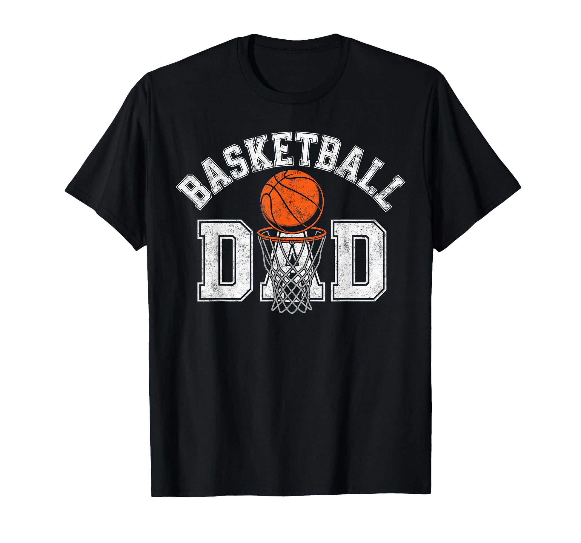 Basketball Player Dad Father Hoops T-Shirt - Minimalist Print for Adults - T-Shirt, Sweatshirt, Hoodie