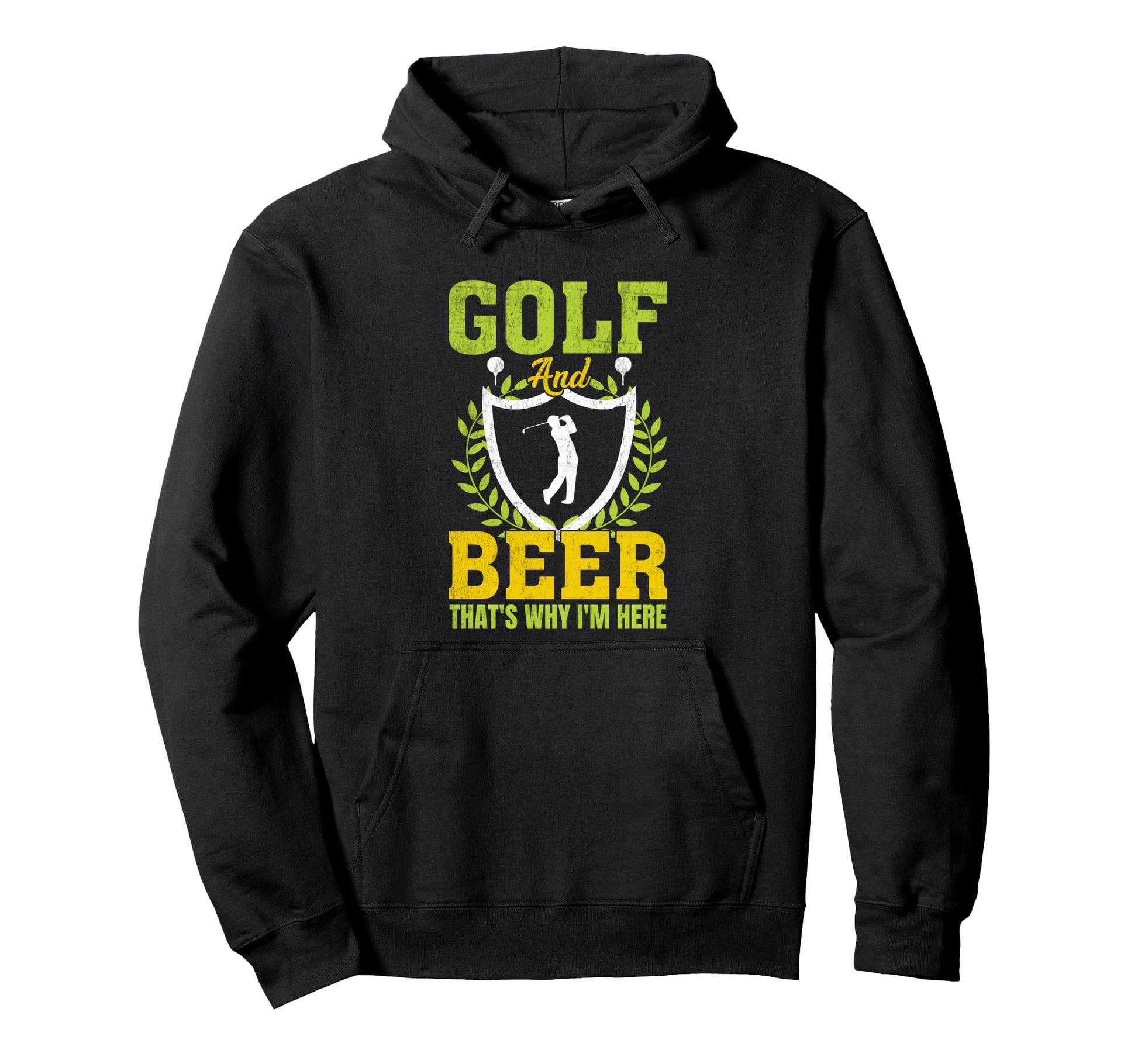 Golf And Beer Dad Joke Funny Fathers Hoodie - Aesthetic Graphic Men Women - T-Shirt, Sweatshirt, Hoodie