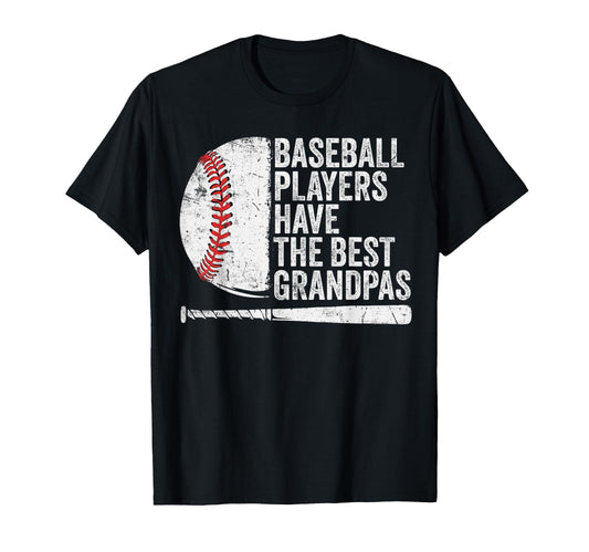Baseball Player Grandpa And Grandson T-Shirt - Graphic Print for Adults - T-Shirt, Sweatshirt, Hoodie