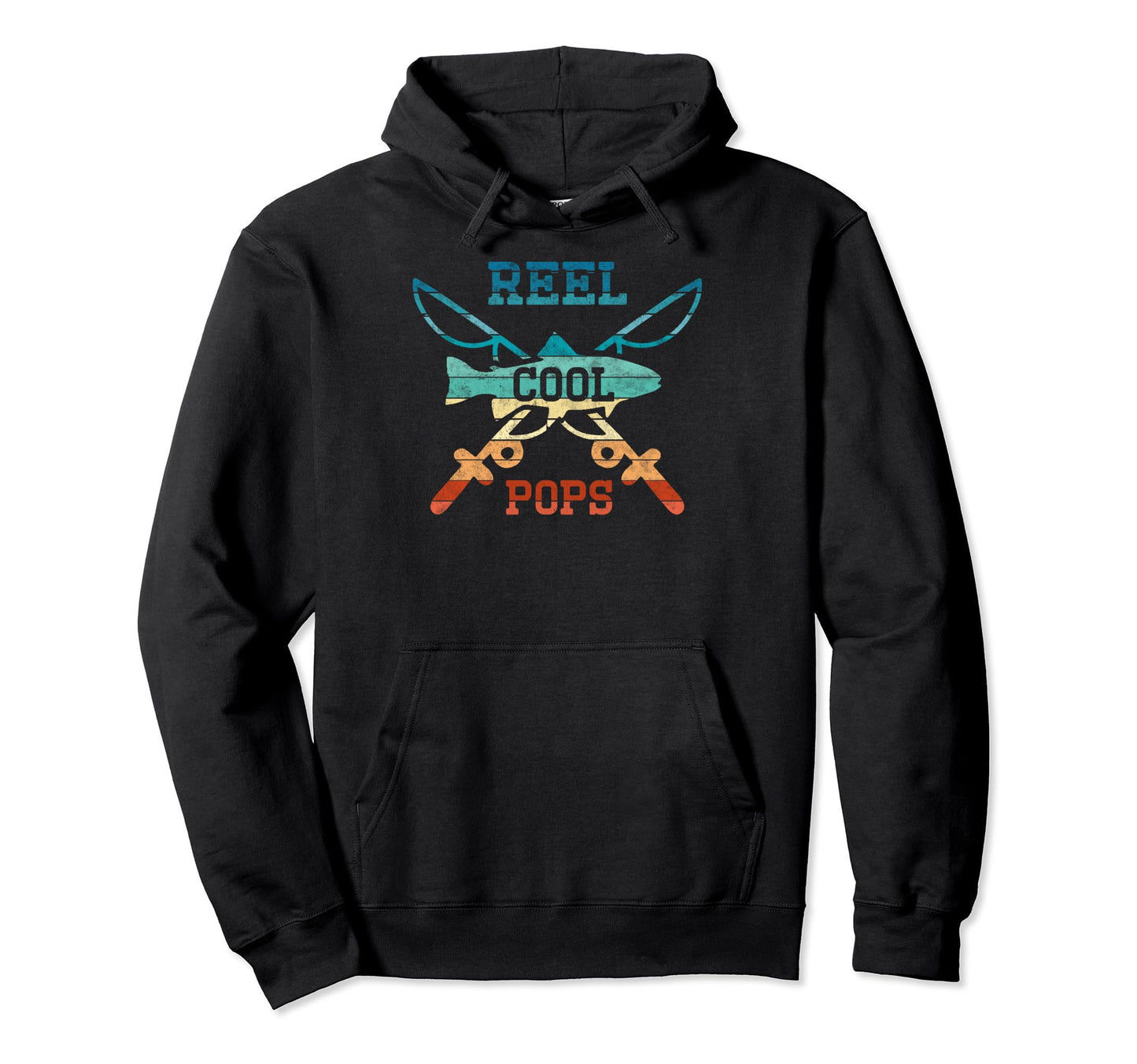 Reel Pops Fisherman Fathers Day Hoodie - Casual Everyday Wear Men Women - T-Shirt, Sweatshirt, Hoodie