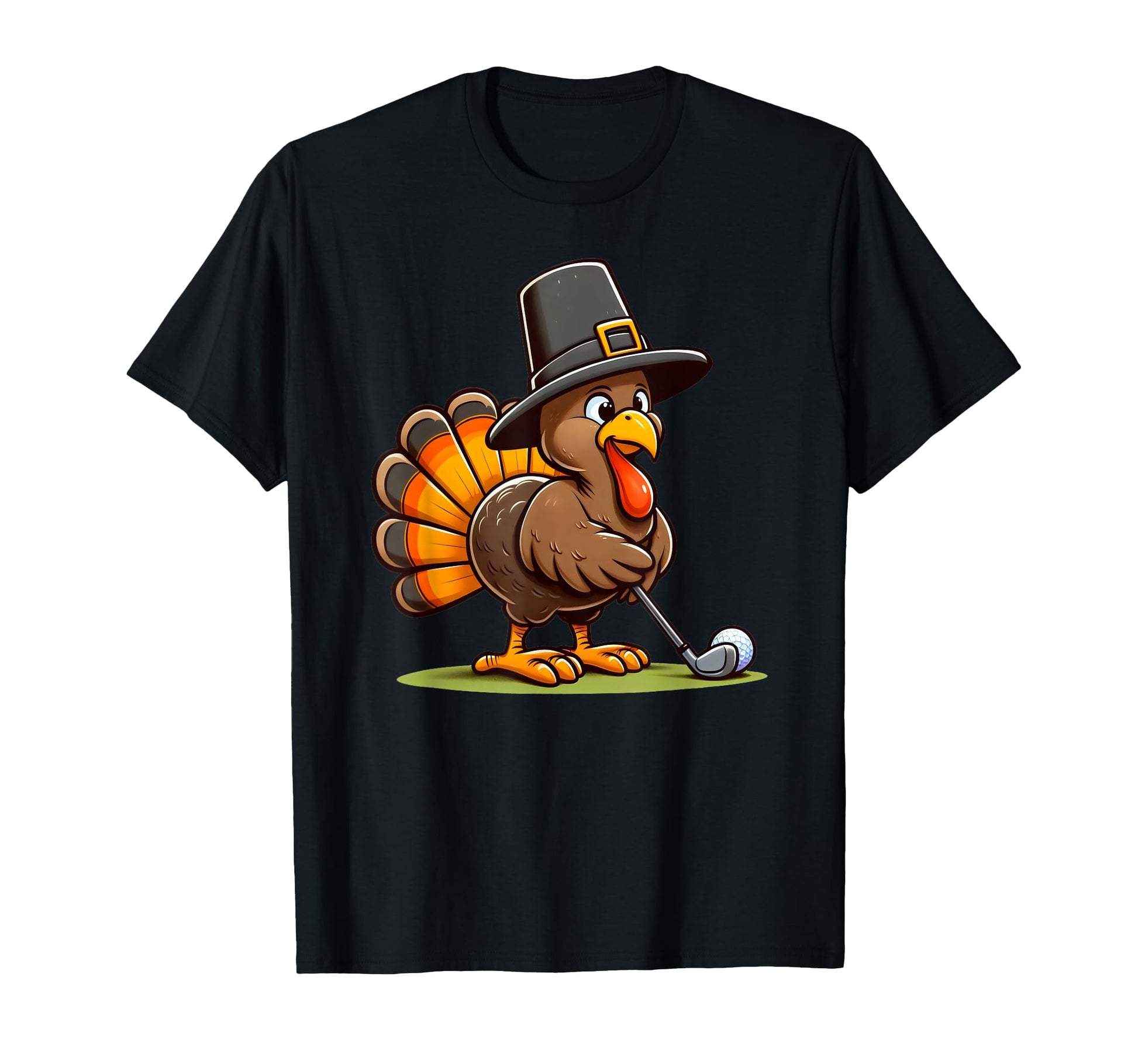 Turkey Golf Thanksgiving Golfer Turkey T-Shirt - Streetwear Style Unisex - T-Shirt, Sweatshirt, Hoodie