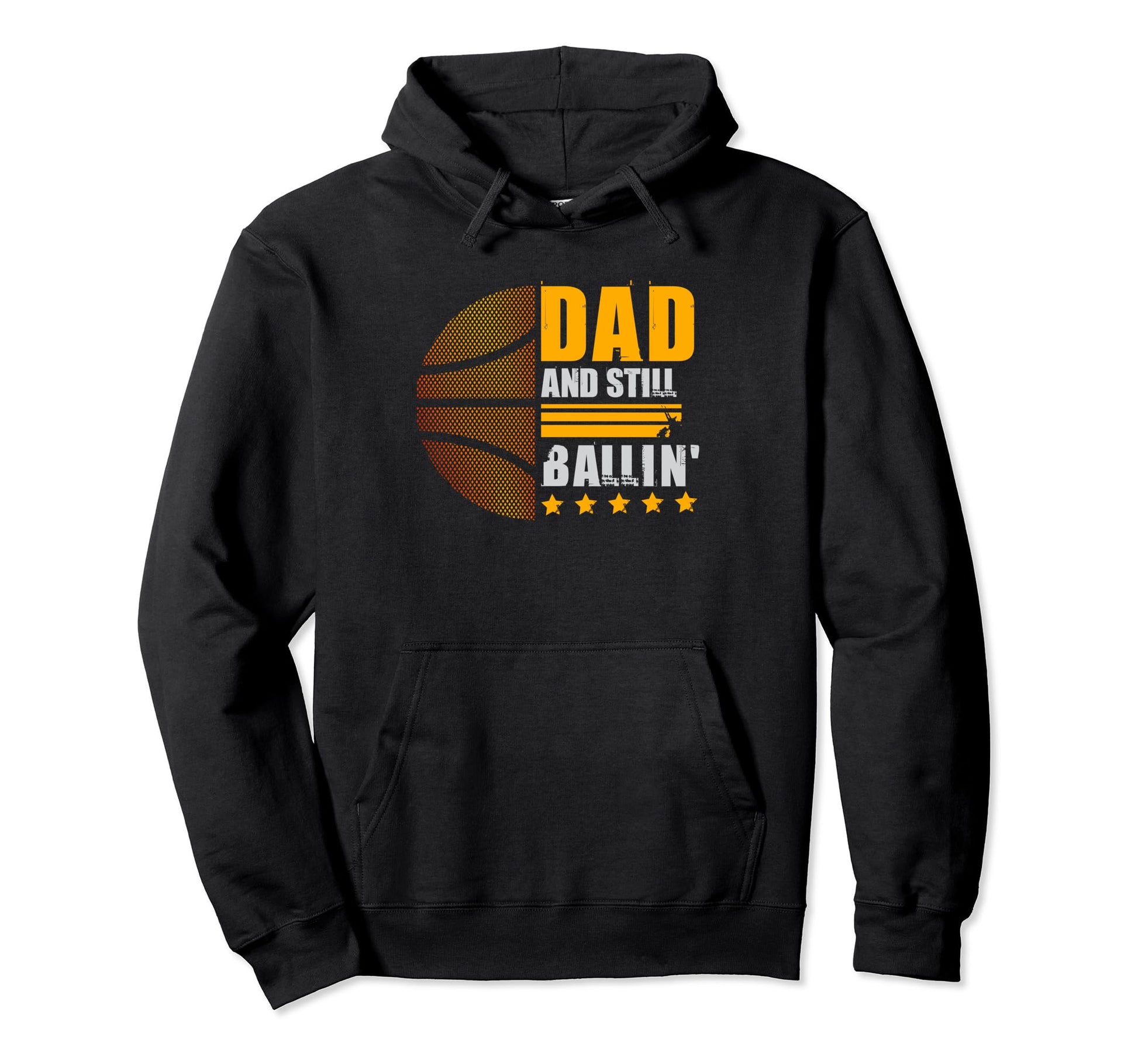 Fathers Day Basketball Dad Daddy Hoodie - Aesthetic Graphic Unisex - T-Shirt, Sweatshirt, Hoodie