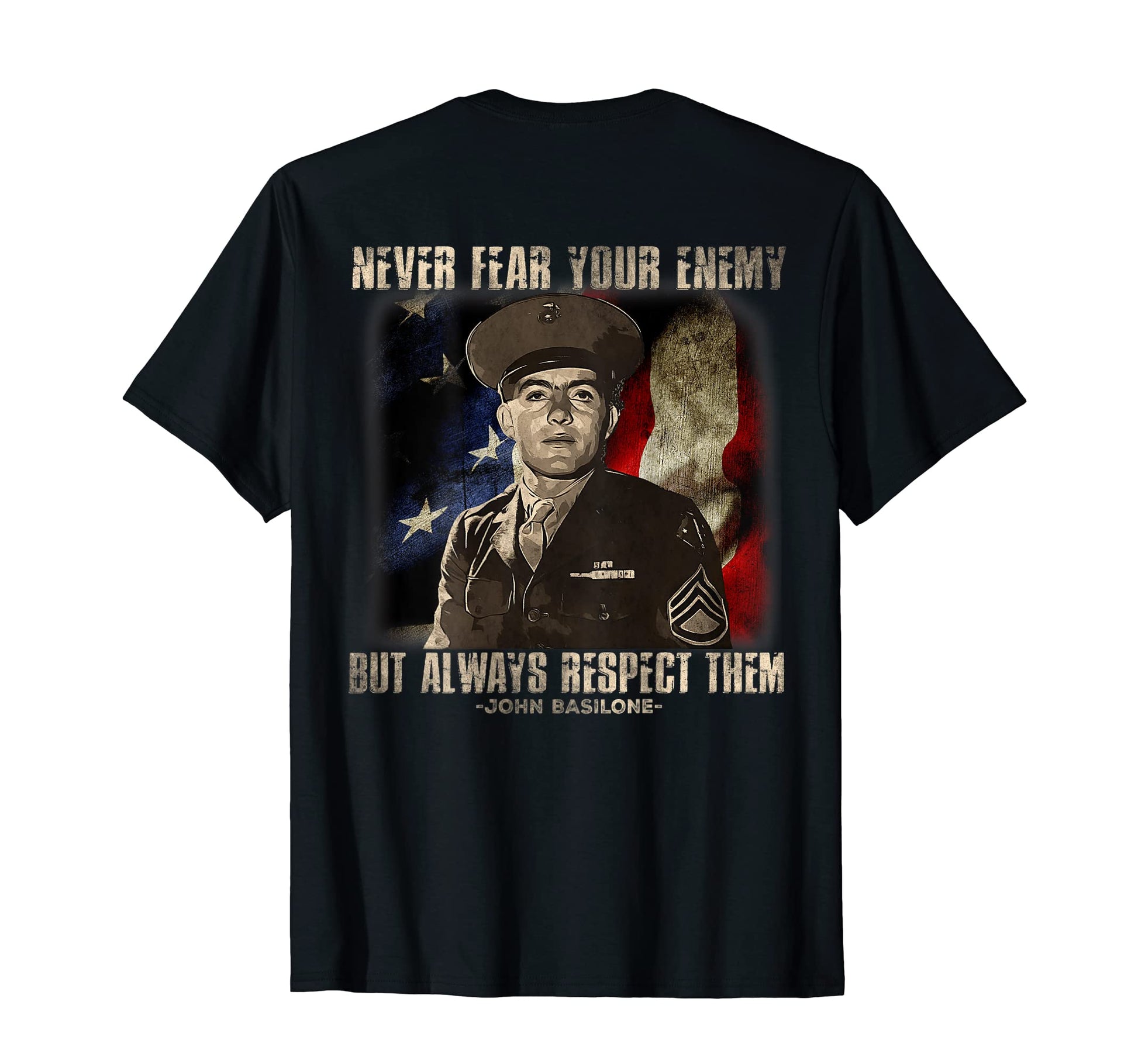 Never Fear Your Enemy But Respect Them T-Shirt - Custom Art Print Unisex - T-Shirt, Sweatshirt, Hoodie