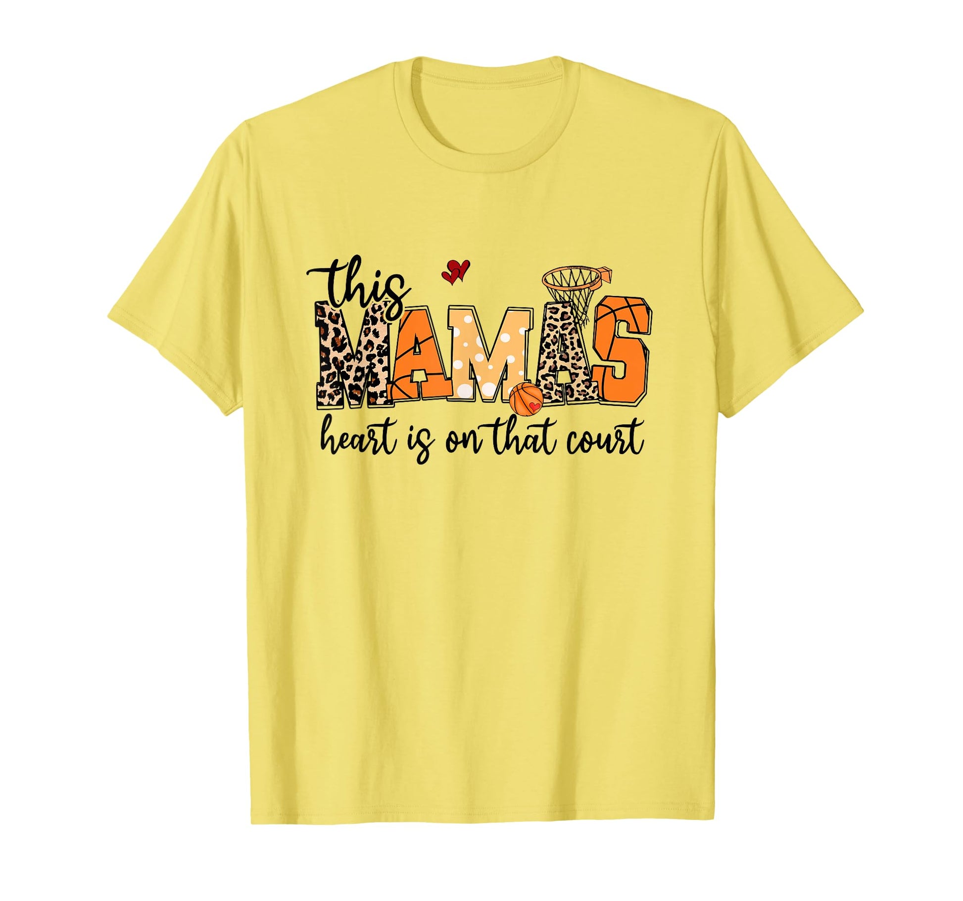 Mamas Heart Is That Court Funny T-Shirt - Minimalist Print Unisex - T-Shirt, Sweatshirt, Hoodie