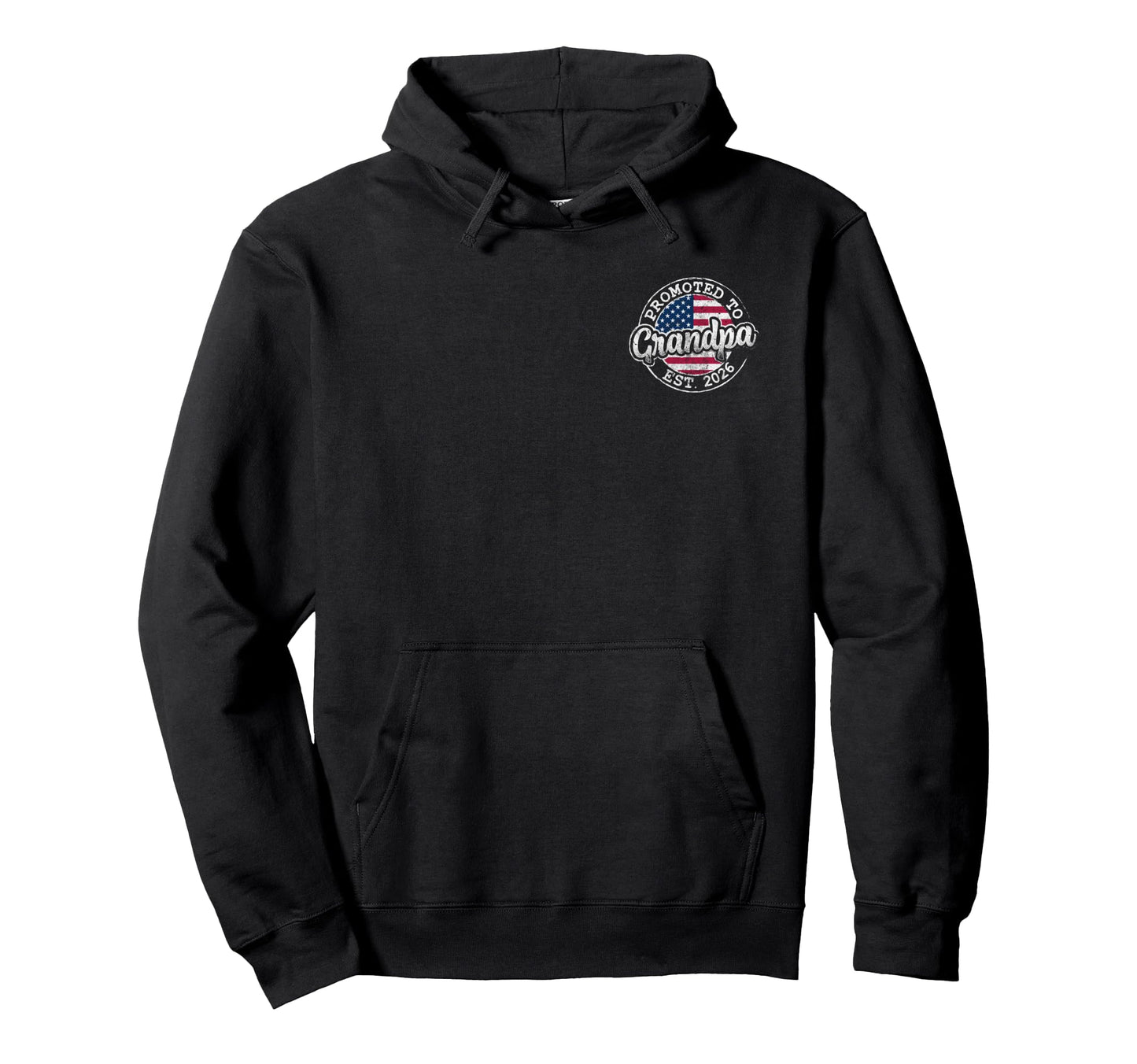 Promoted To Grandpa Est 2026 Soon To Be Hoodie - Unique Graphic Unisex - T-Shirt, Sweatshirt, Hoodie