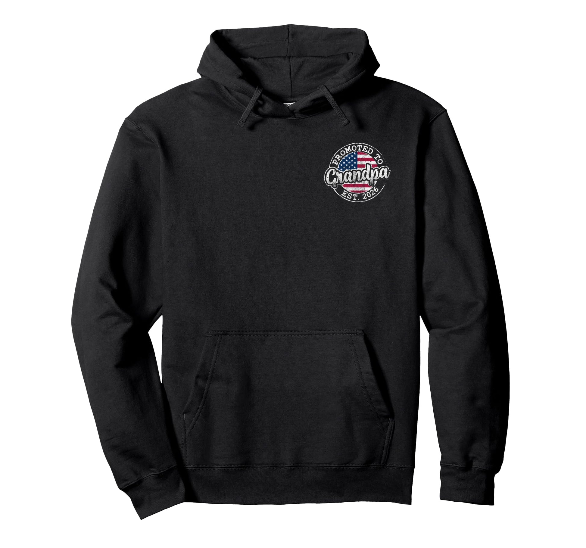 Promoted To Grandpa Est 2026 Soon To Be Hoodie - Unique Graphic Unisex - T-Shirt, Sweatshirt, Hoodie