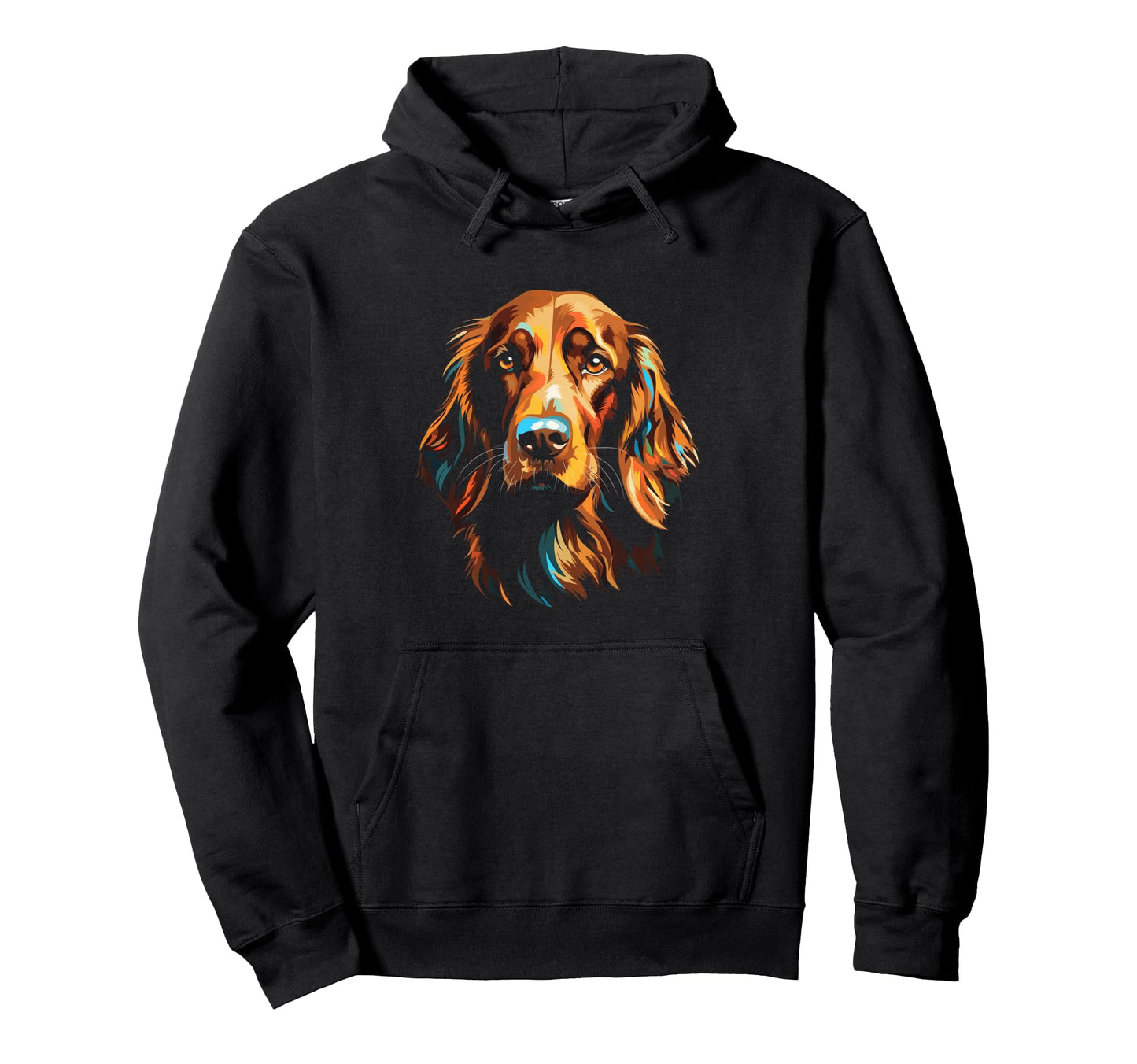 Irish Setter Fan Geometric Dog Owner Hoodie - Aesthetic Graphic Unisex - T-Shirt, Sweatshirt, Hoodie