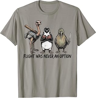 Funny Birds Squad Vintage Flight was Never an Option T-Shirt Unisex T-shirt, Sweatshirt, Hoodie, Long Sleeve Tee - T-Shirt, Sweatshirt, Hoodie