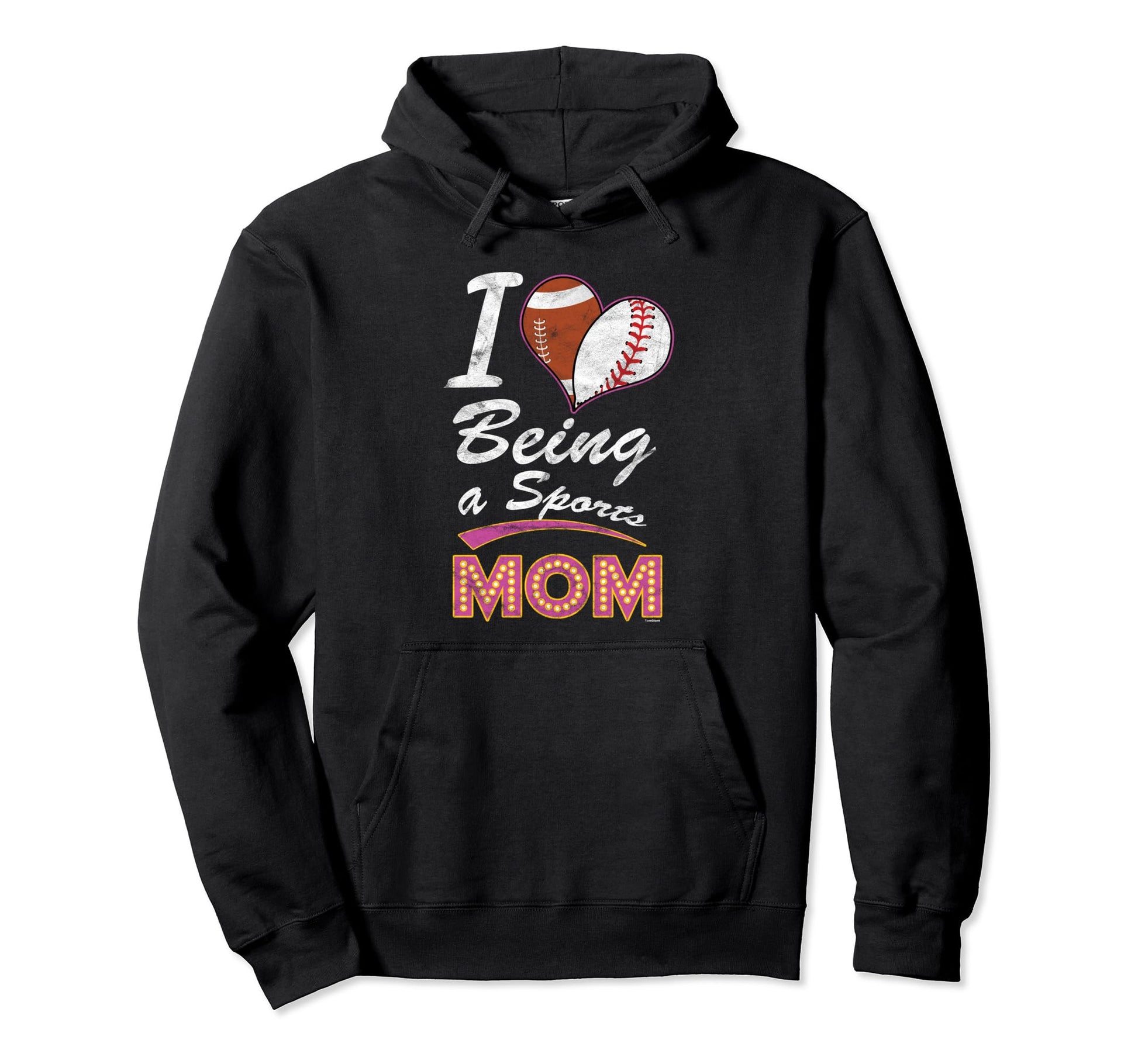 Being Sports Mom Baseball Football Sweatshirt - Minimalist Print Unisex - T-Shirt, Sweatshirt, Hoodie