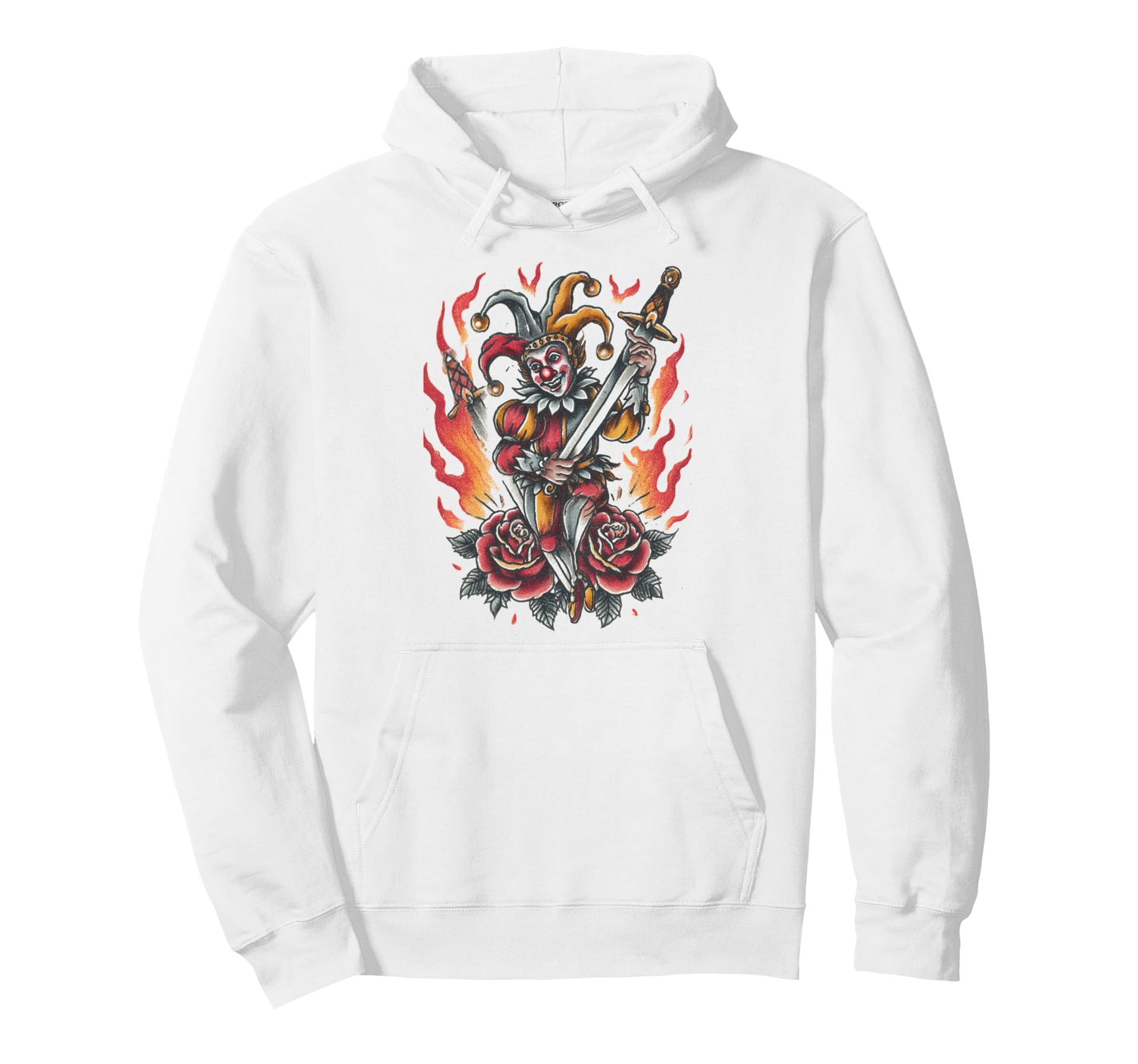 Grunge American Traditional Tattoo Art Hoodie - Fun Novelty Design Unisex - T-Shirt, Sweatshirt, Hoodie