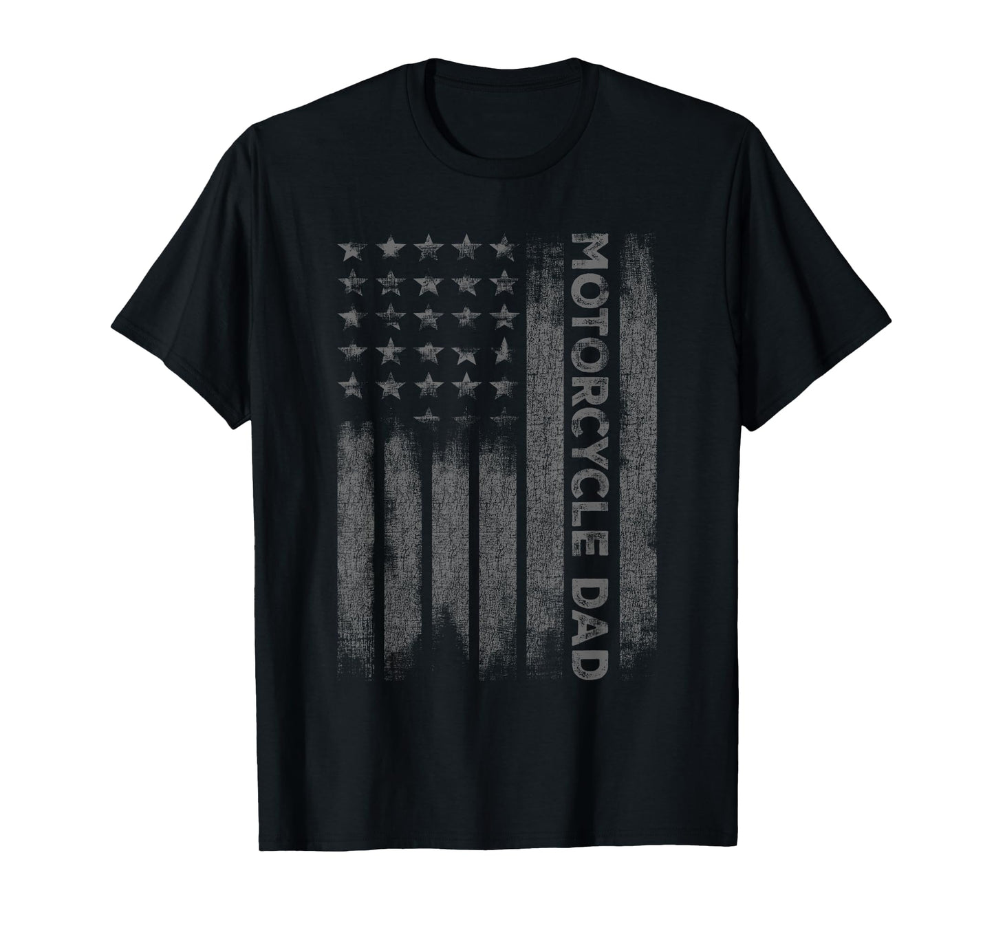 Motorcycle Dad American Flag Fathers T-Shirt - Streetwear Style Men Women - T-Shirt, Sweatshirt, Hoodie