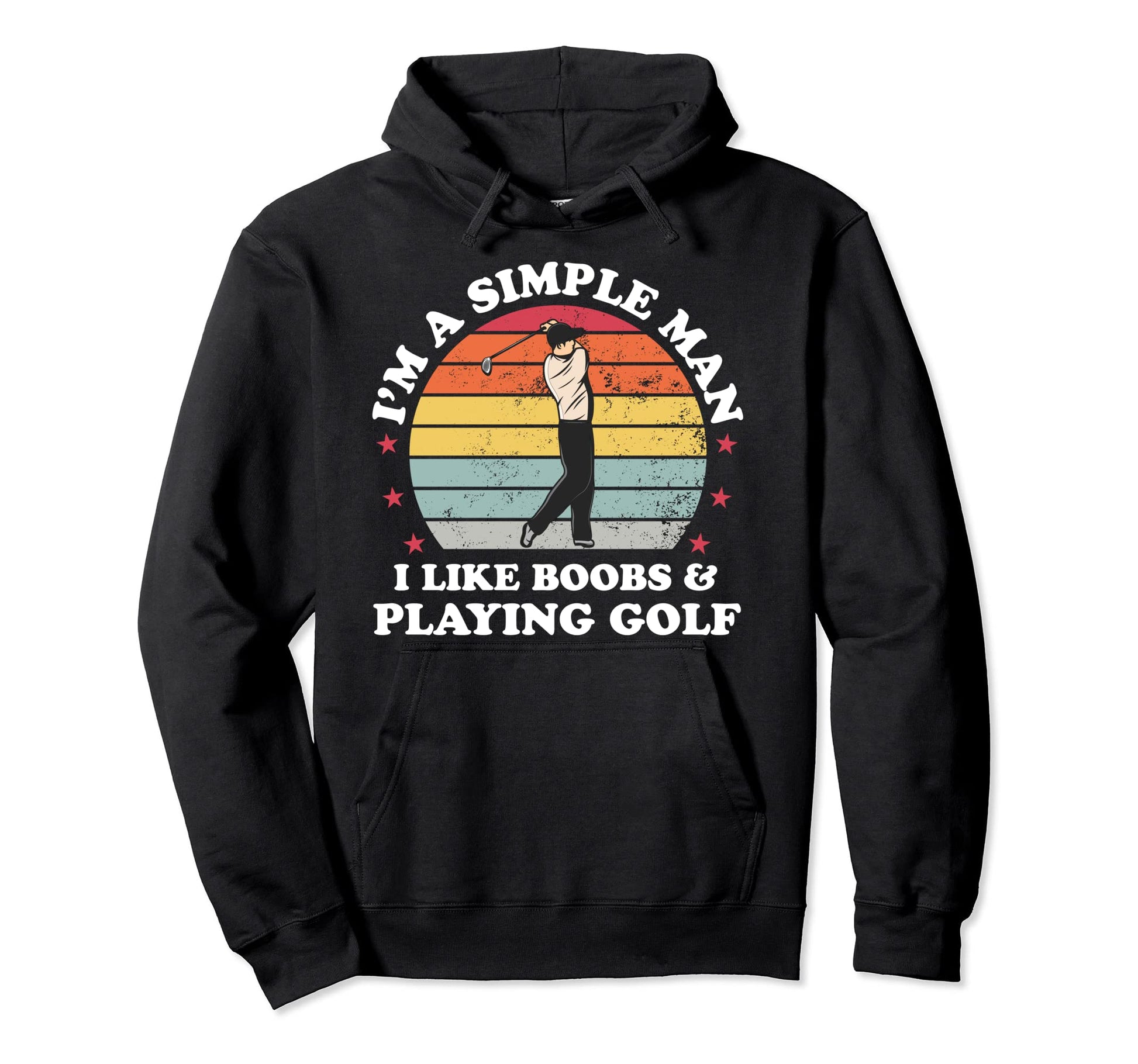 I Like Playing Golf Golfer Player Funny Hoodie - Novelty Apparel Unisex - T-Shirt, Sweatshirt, Hoodie