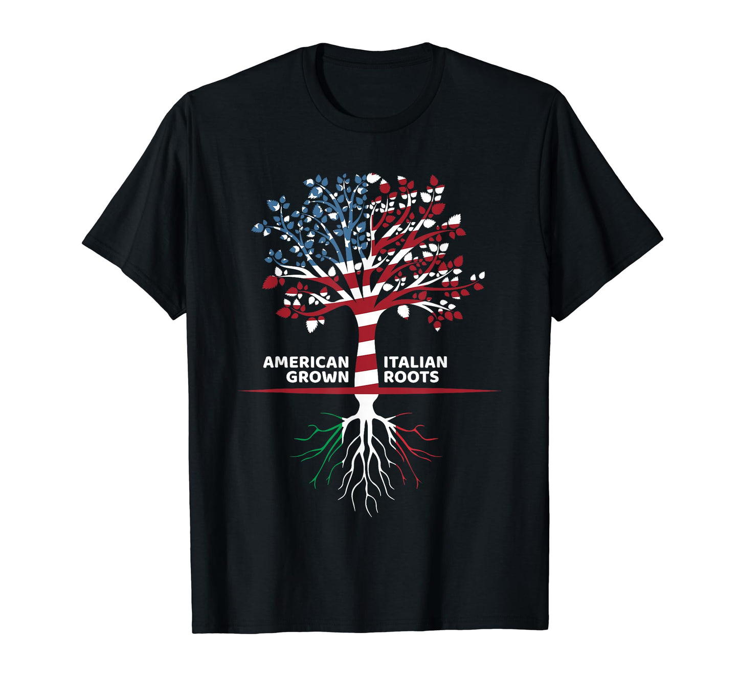 American Grown Italian Roots 4Th T-Shirt - Casual Everyday Wear Men Women - T-Shirt, Sweatshirt, Hoodie