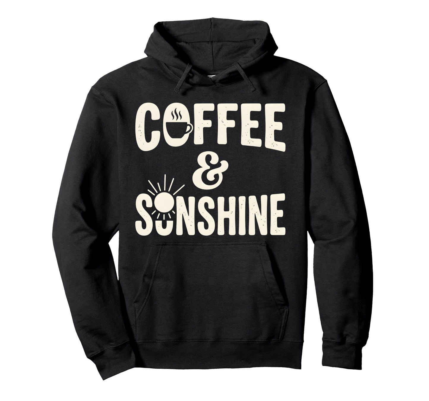 Coffee And Sunshine Funny Summer Hoodie - Custom Art Print for Adults - T-Shirt, Sweatshirt, Hoodie