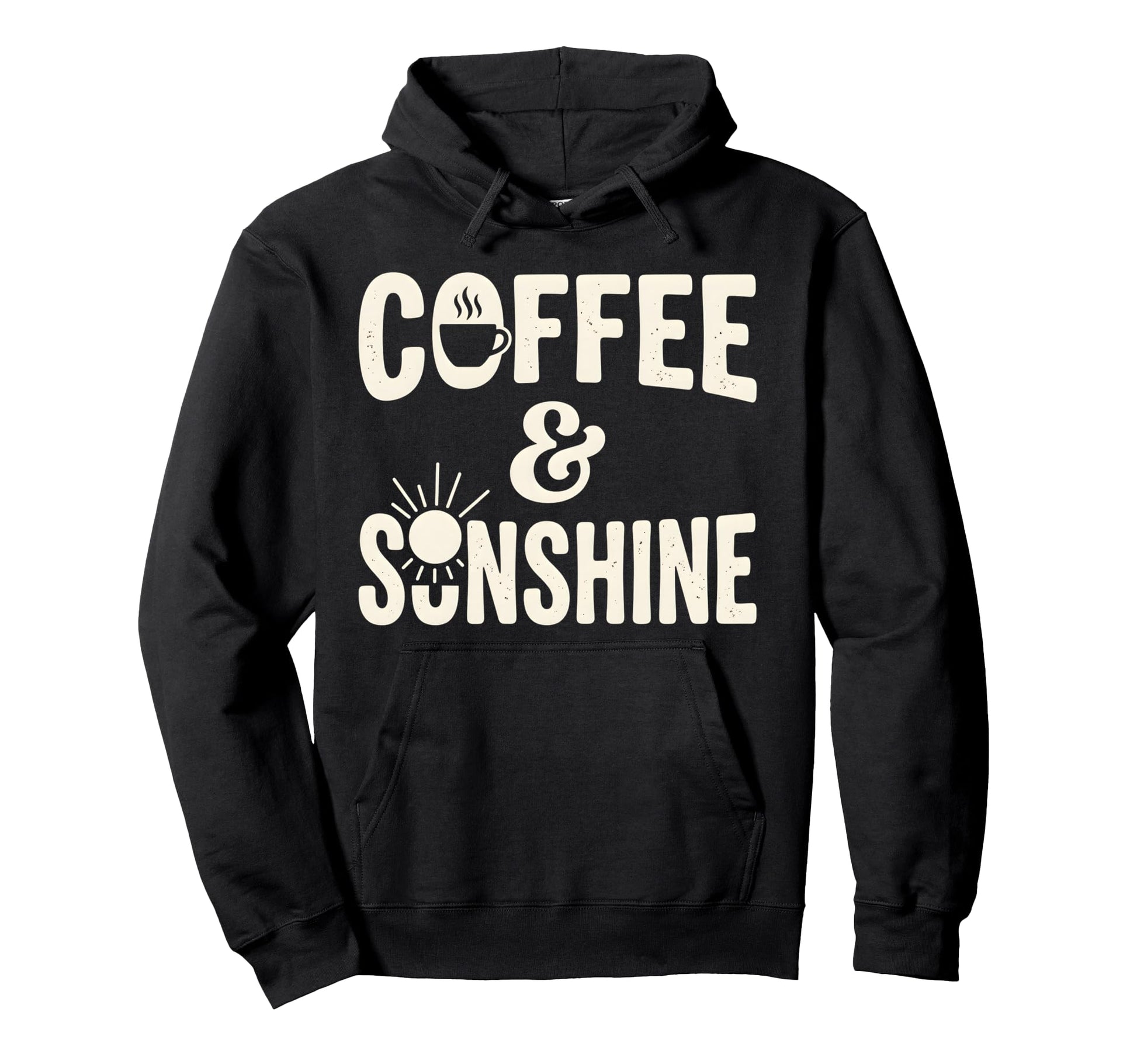 Coffee And Sunshine Funny Summer Hoodie - Custom Art Print for Adults - T-Shirt, Sweatshirt, Hoodie