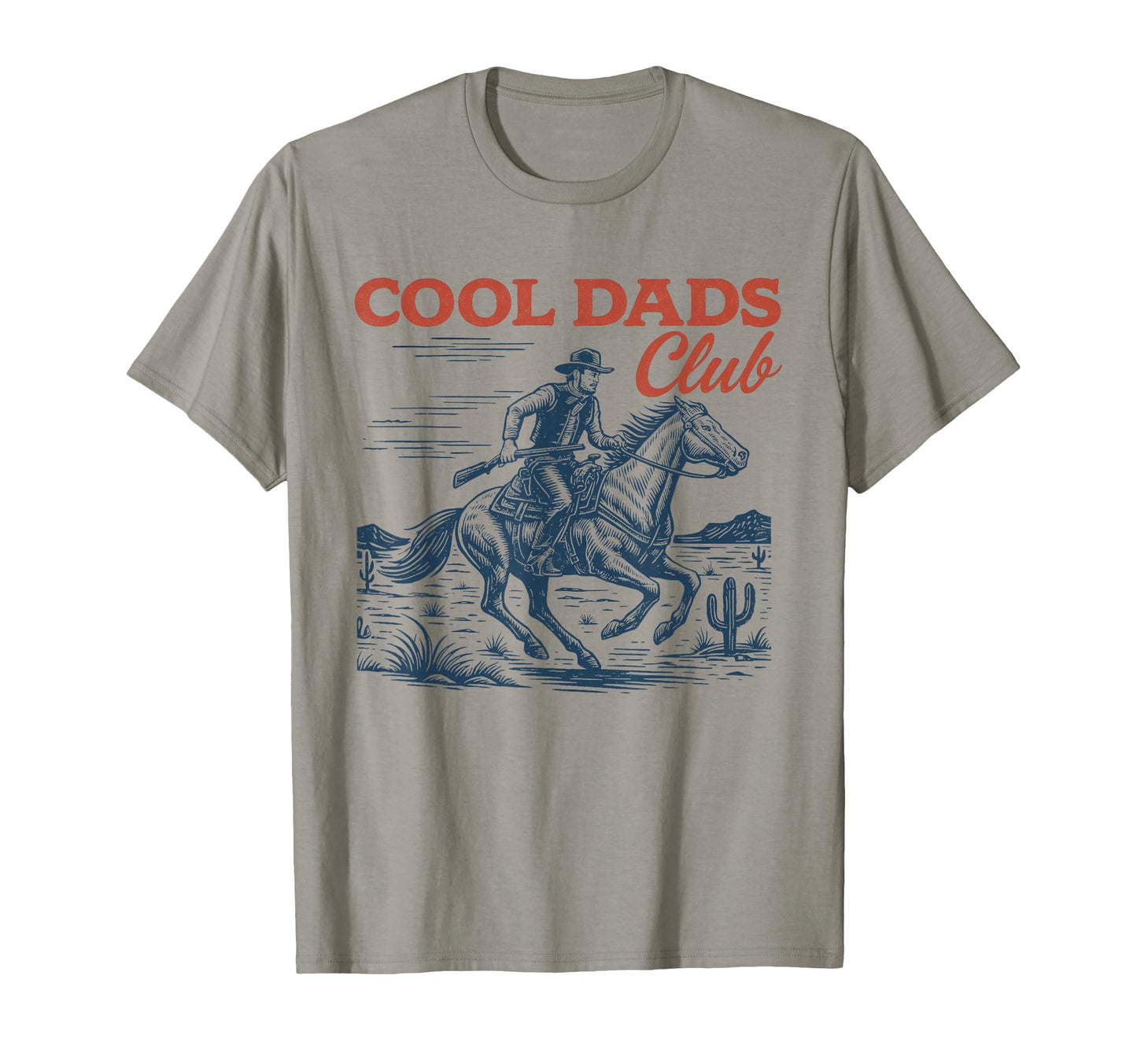 Dads Club Cowboy Funny Fathers Day T-Shirt - Unique Graphic Men Women - T-Shirt, Sweatshirt, Hoodie